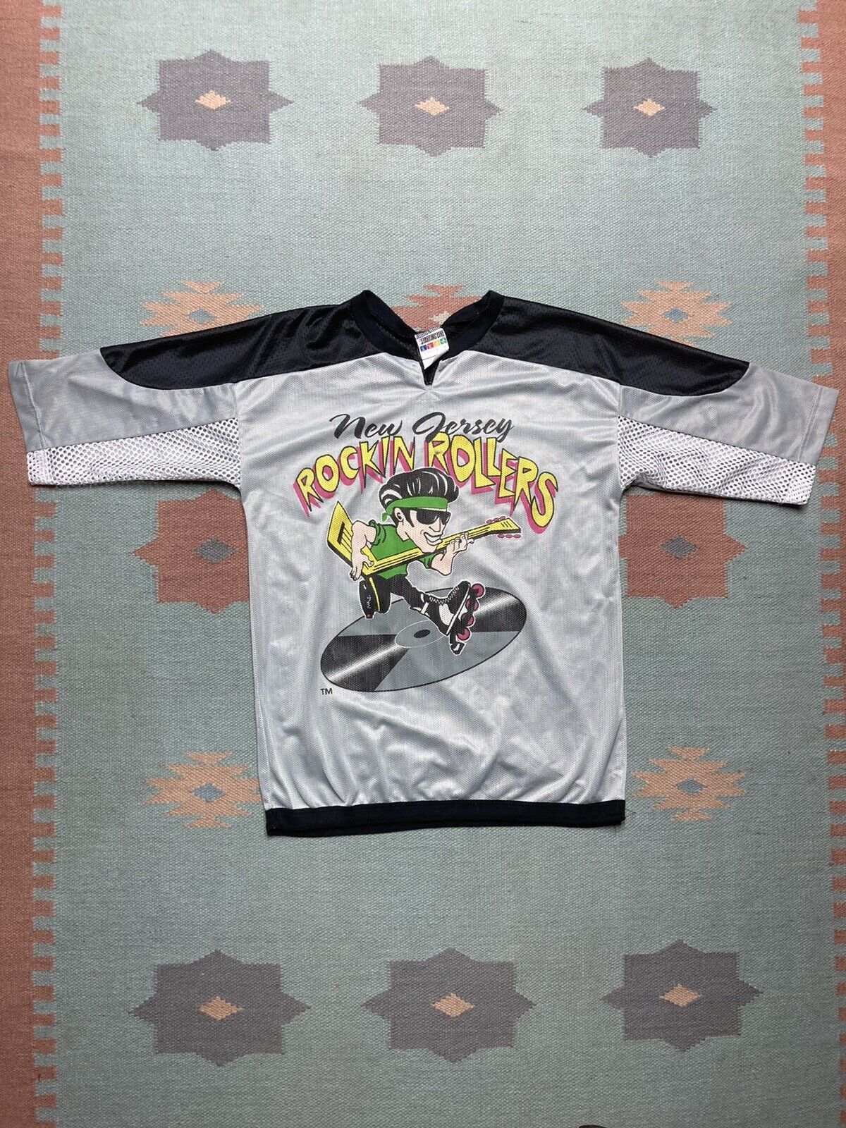 Vintage VTG New Jersey rockin rollers jersey roller hockey small Size US S / EU 44-46 / 1 - 1 Thumbnail