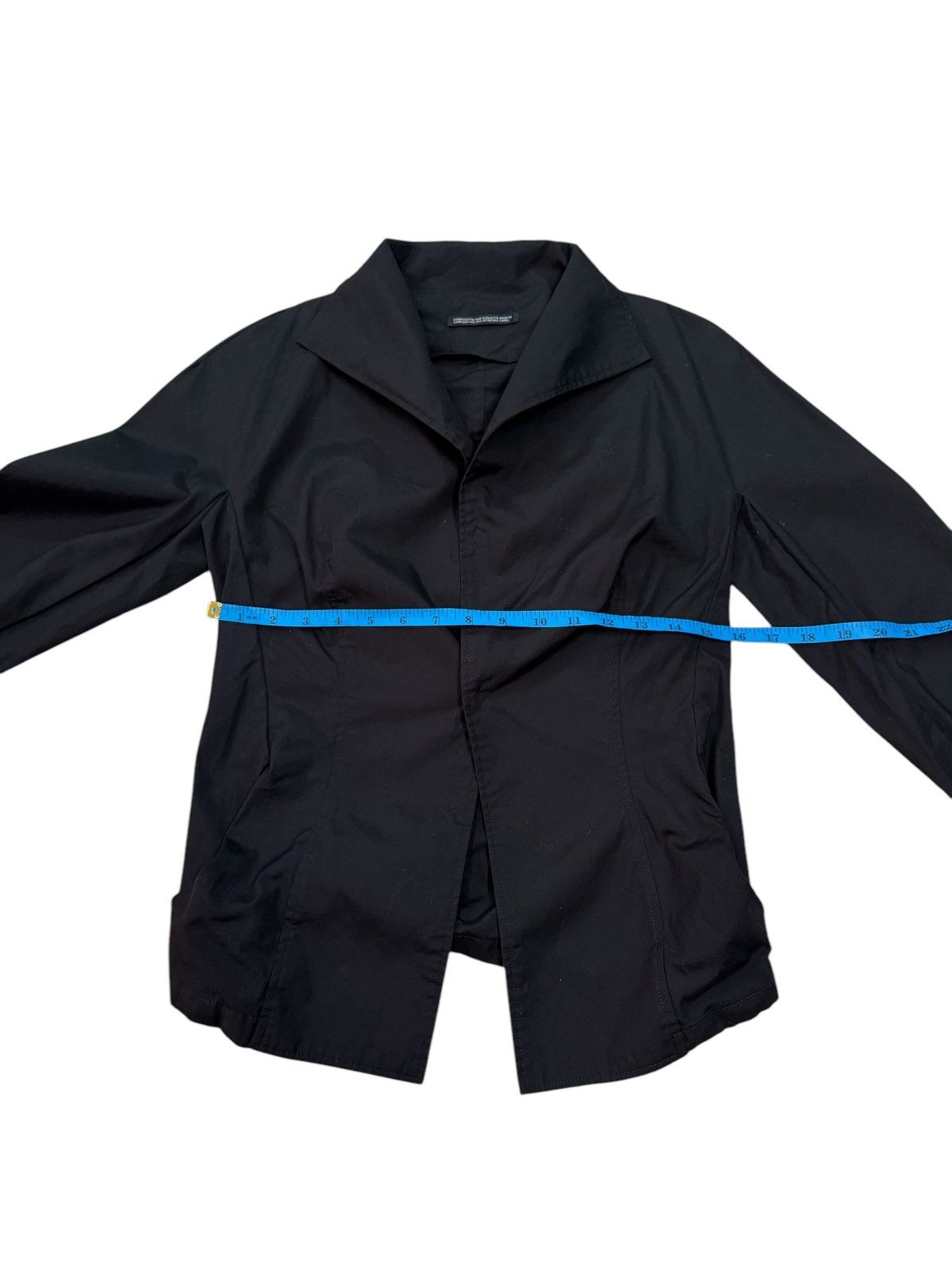 Yohji Yamamoto YOHJI YAMAMOTO + NOIR BLACK BLAZER Size XS / US 0-2 / IT 36-38 - 10 Thumbnail