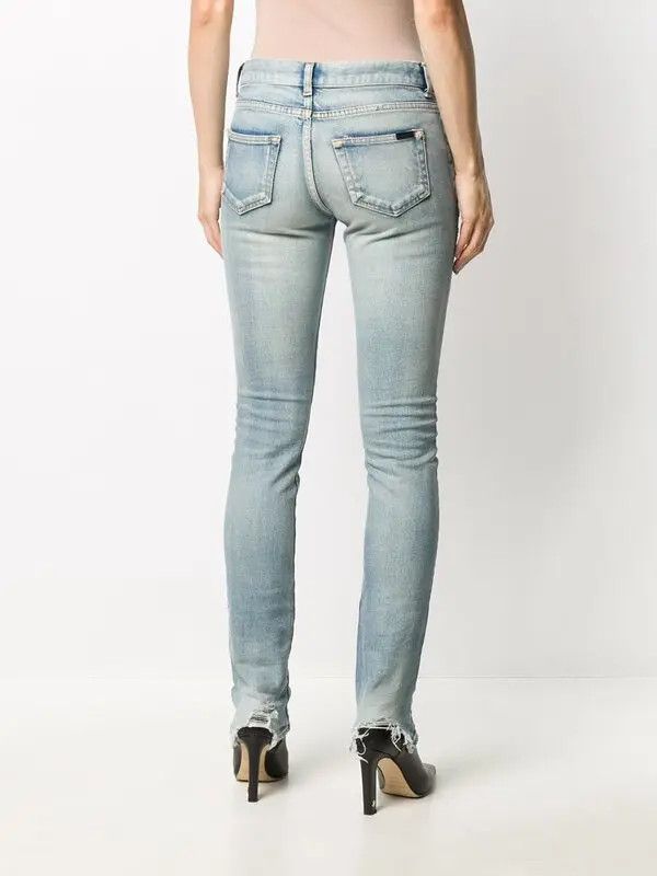 Saint Laurent Paris o1y0126 Denim Pant in Blue Size 30" / US 8 / IT 44 - 3 Thumbnail