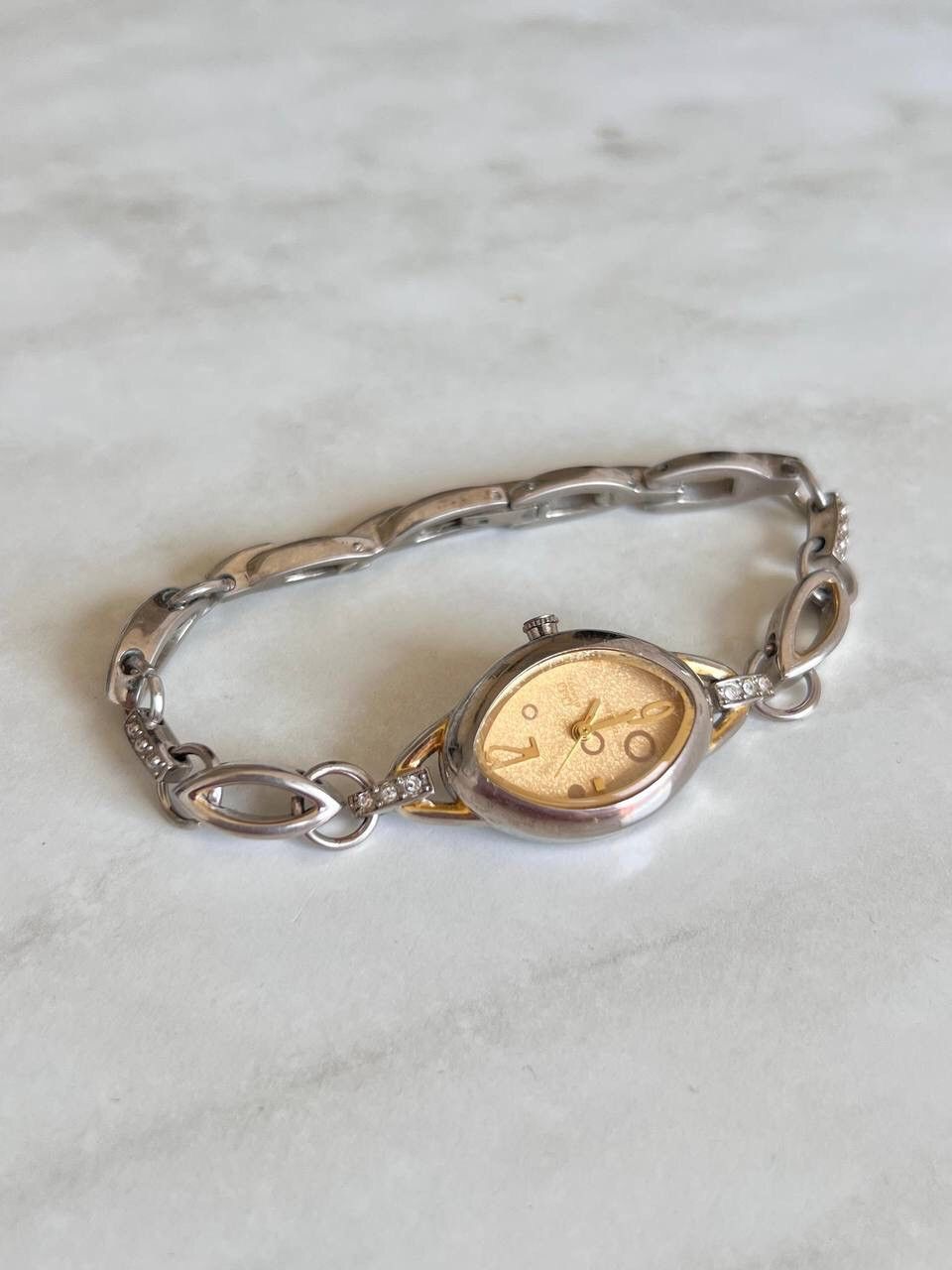 Japanese Brand × Vintage Vintage Japanese style futuristic Link ⛓ Metal Watch Size ONE SIZE - 3 Thumbnail