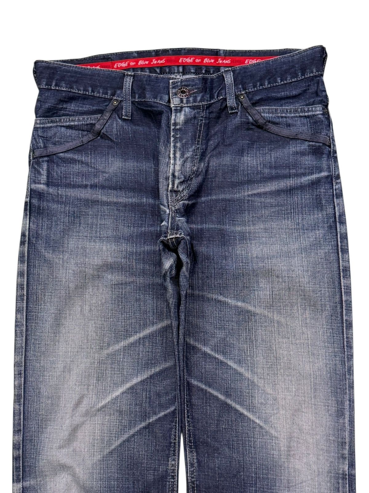 Edwin Vintage Edwin 503 Edge Of Blue Jeans Japan Denim | W35 Size US 35 - 4 Thumbnail