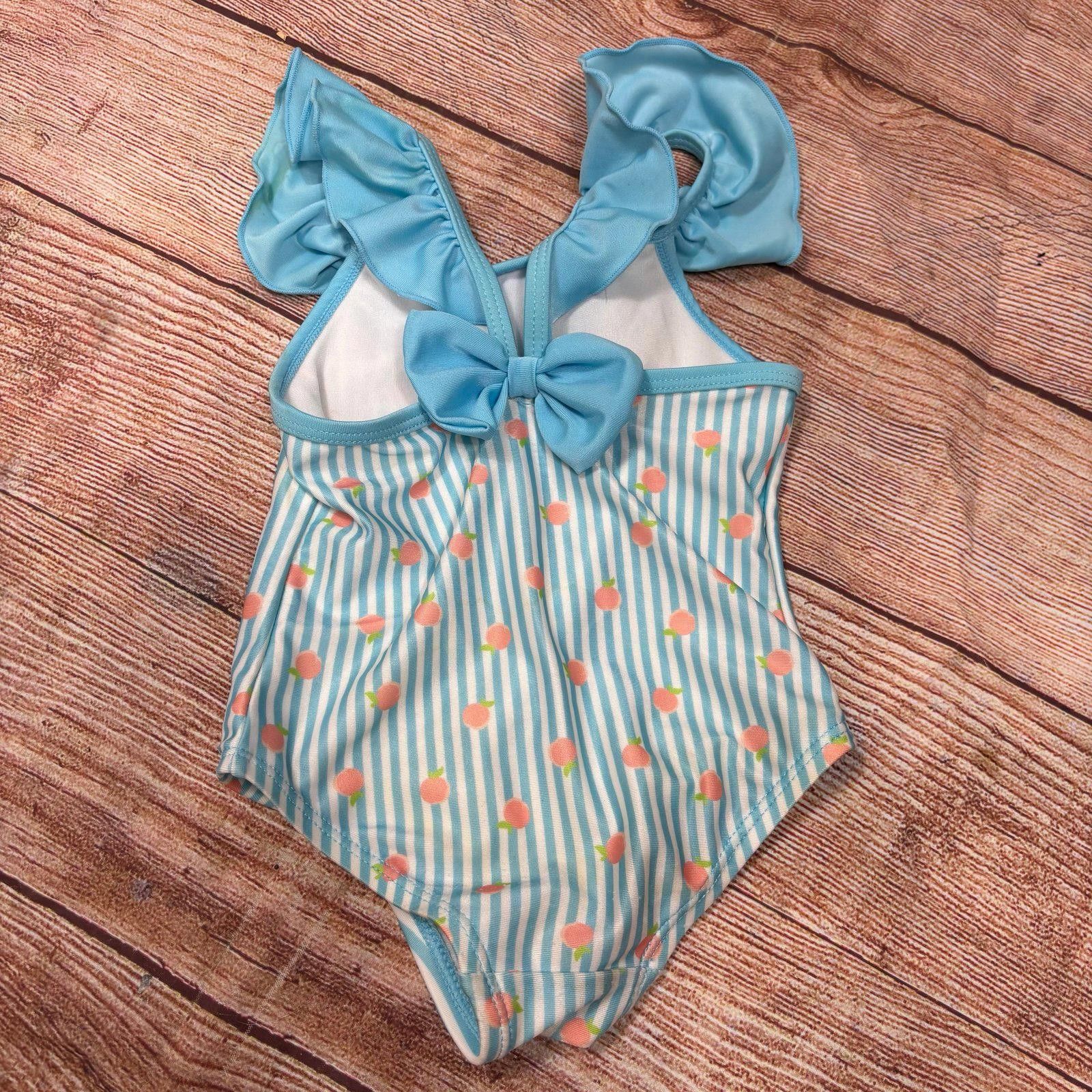 Other Mia & Miles Girls' Ruffle One-Piece Swimsuit 12 Months Size ONE SIZE - 6 Thumbnail