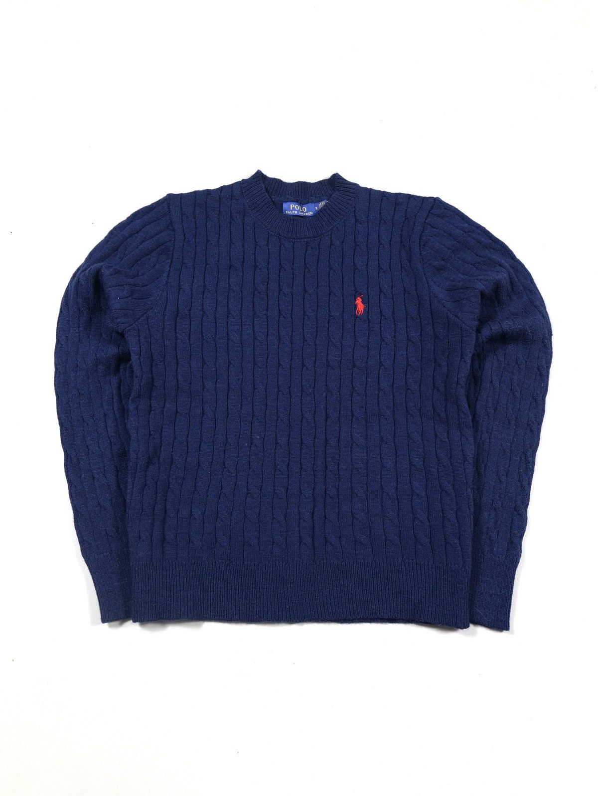 Polo Ralph Lauren Ralph Lauren Cable Knit Sweater navy blue Size US M / EU 48-50 / 2 - 1 Thumbnail
