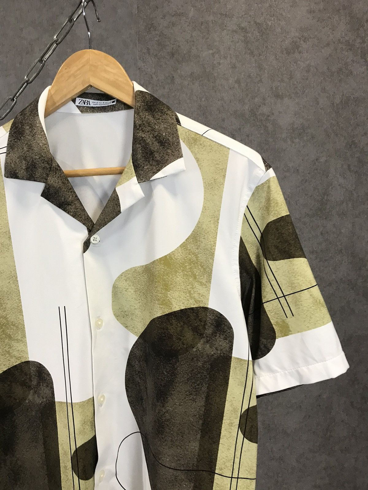 Zara Zara Man art crazy Hawaiian shirt Size US S / EU 44-46 / 1 - 2 Thumbnail