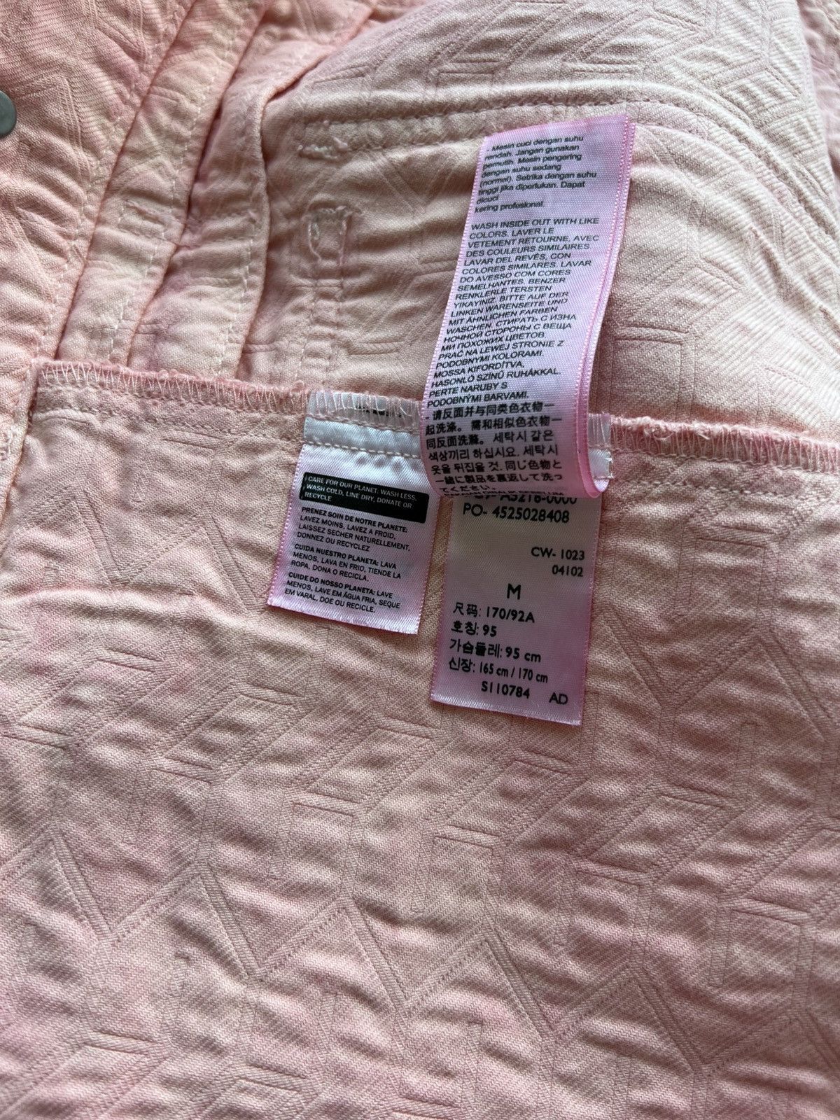 Levi's × Stussy Stussy x Levi’s Jacquard Type 2 Trucker Jacket Pink Medium Size US M / EU 48-50 / 2 - 16 Thumbnail