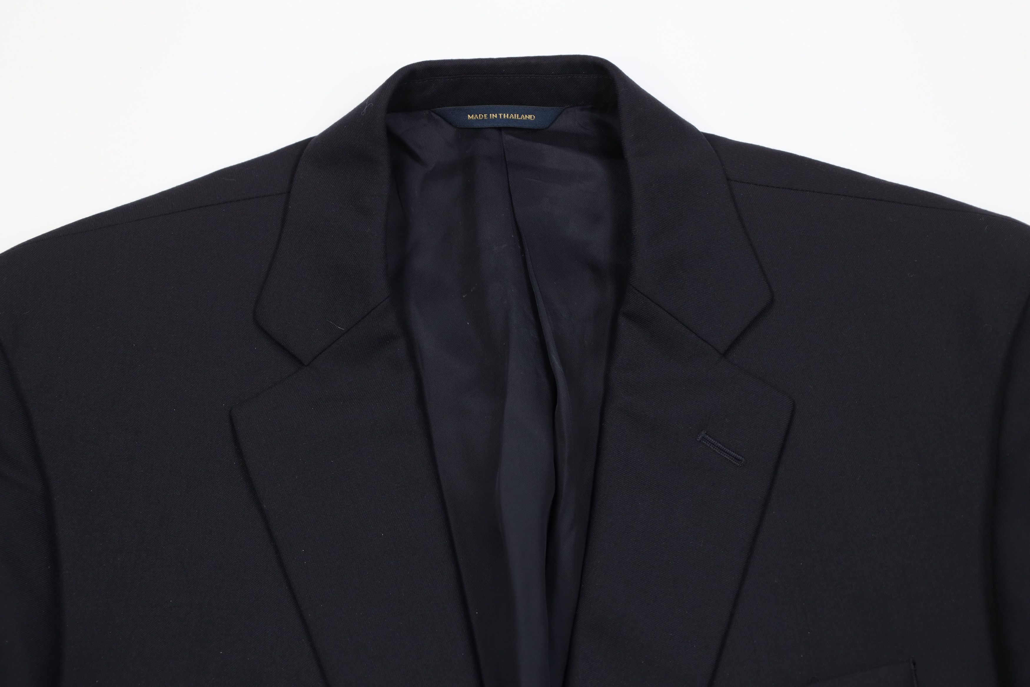 Brooks Brothers Brooks Brothers Mens Size 44L Wool 2 Piece Suit Wedding Navy Size 44L - 3 Thumbnail