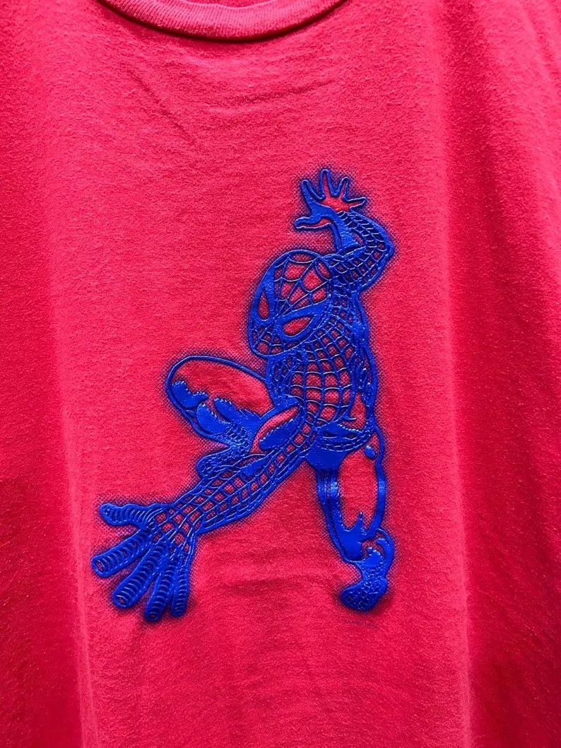 Vintage Vintage 2000 SpiderMan Marvel tshirt size L Size US L / EU 52-54 / 3 - 3 Thumbnail