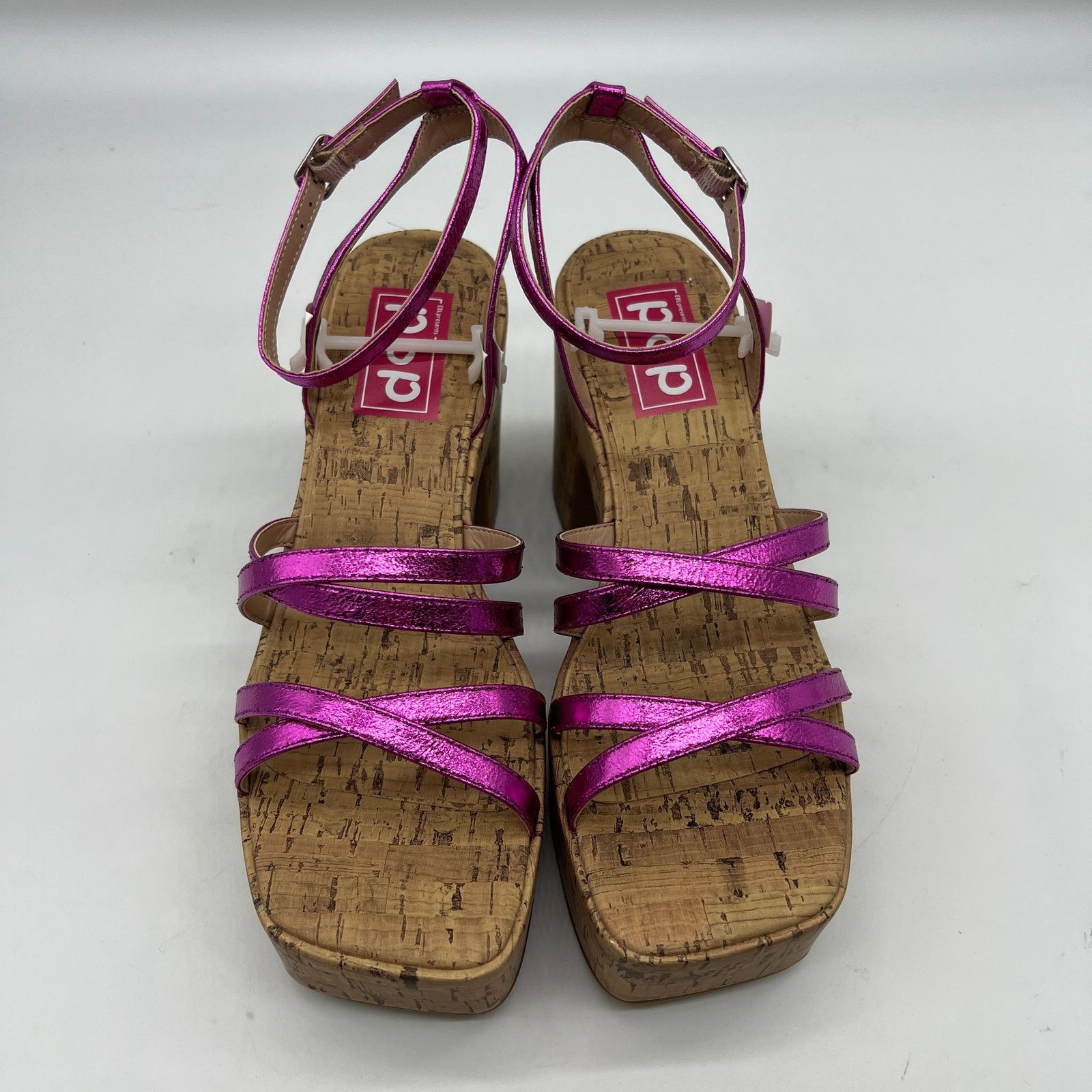 Other Pop Womens Kallie Heeled Sandals Pink Fuschia 9.5 Size US 9.5 / IT 39.5 - 4 Thumbnail