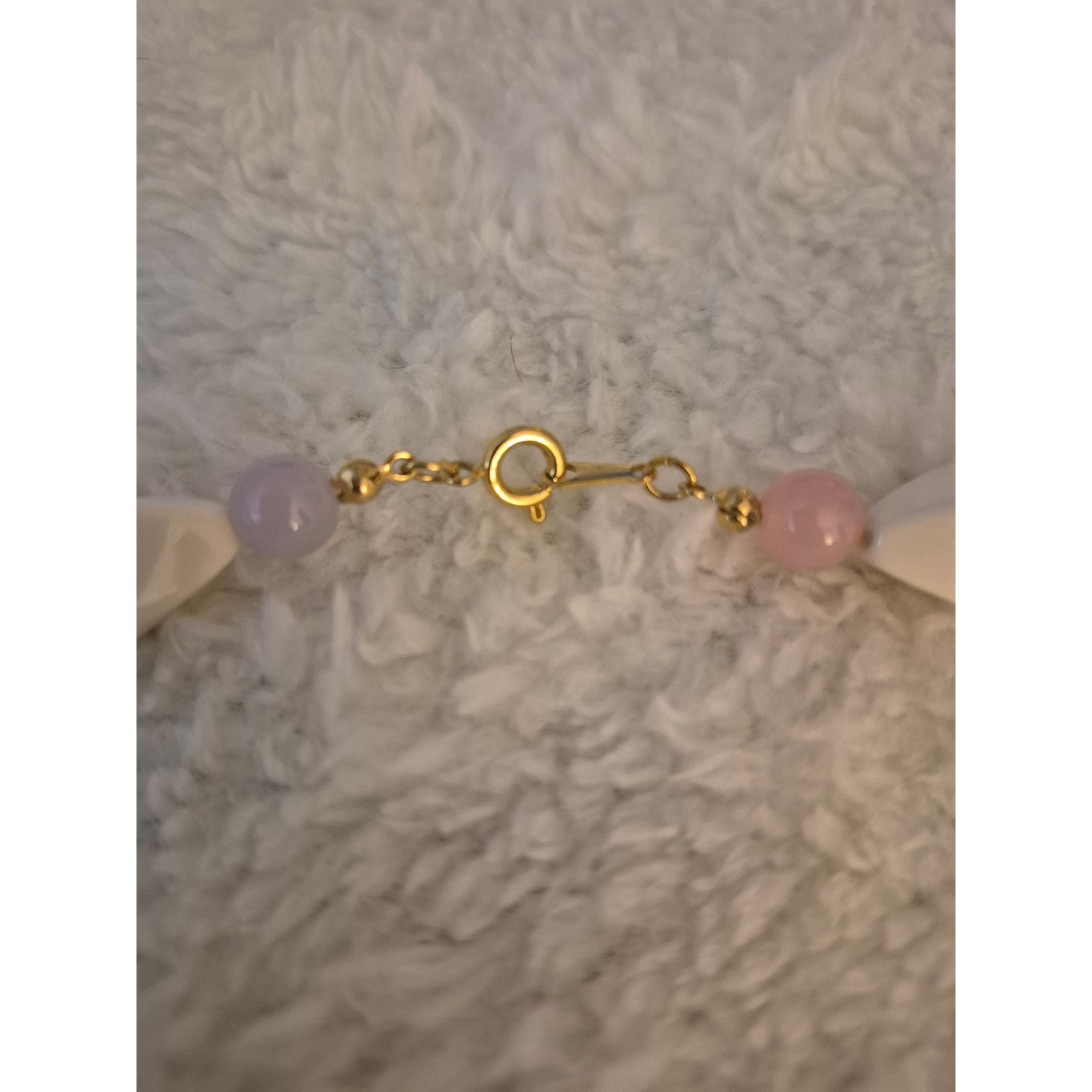 Vintage ​Vintage 80s Pastel Lucite Bead Necklace & Clip-On Set Size ONE SIZE - 3 Thumbnail