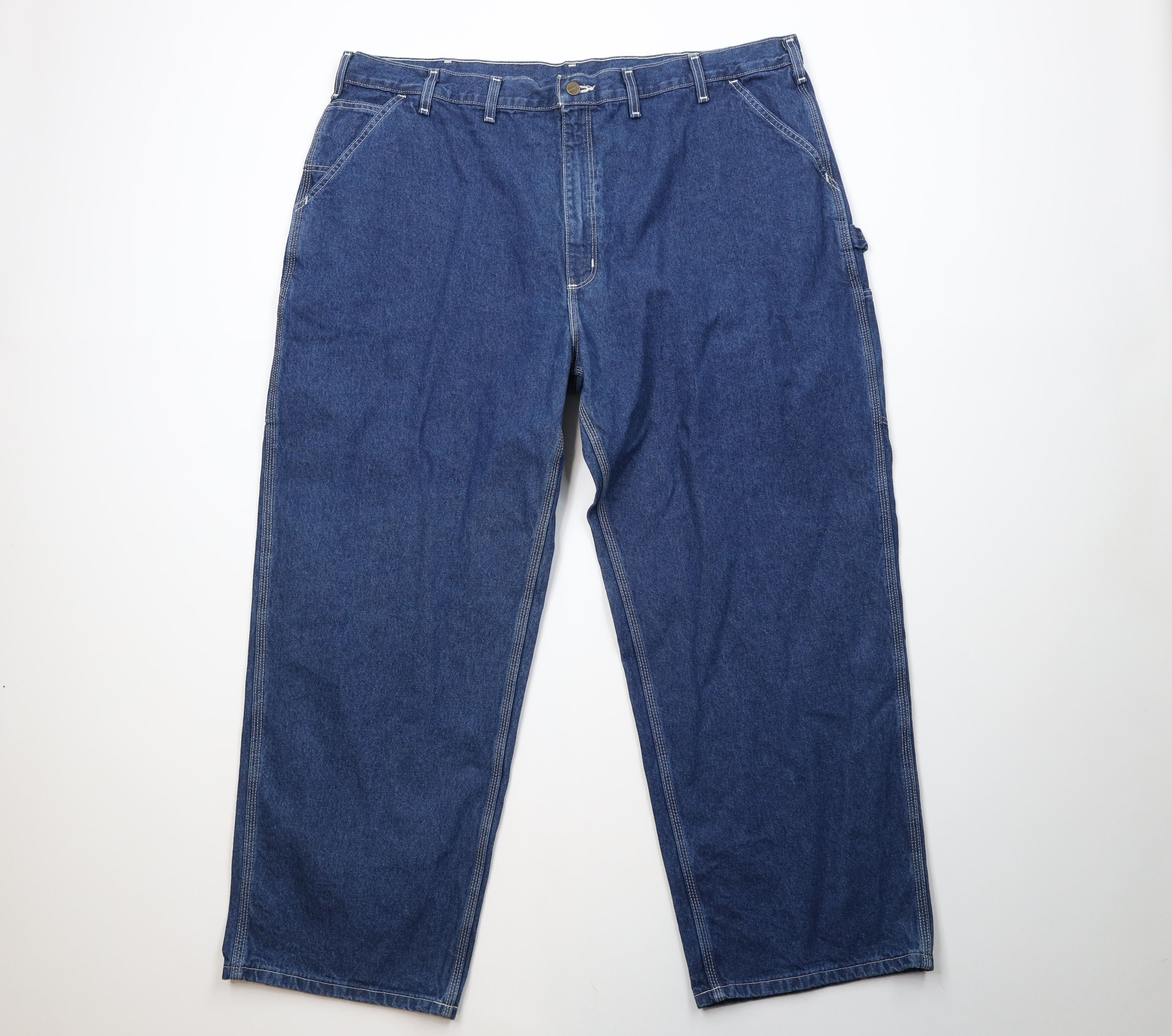 Carhartt Vintage Y2K Carhartt Wide Leg Dungaree Denim Jeans Cotton Size US 44 / EU 60 - 1 Thumbnail