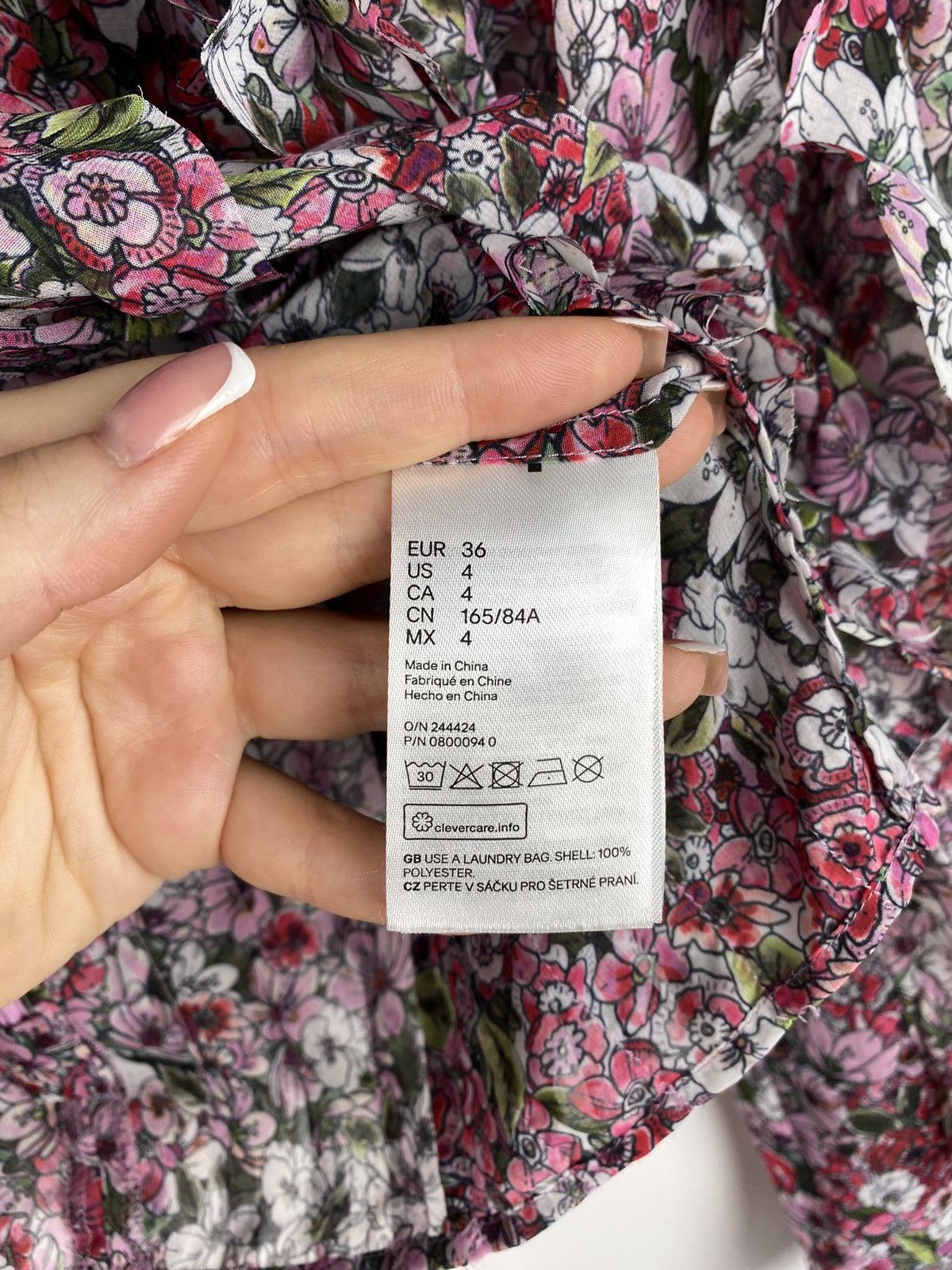 Giambattista Valli Giambattista Valli H&M ladies floral pattern blouse tunic Size S / US 4 / IT 40 - 10 Thumbnail