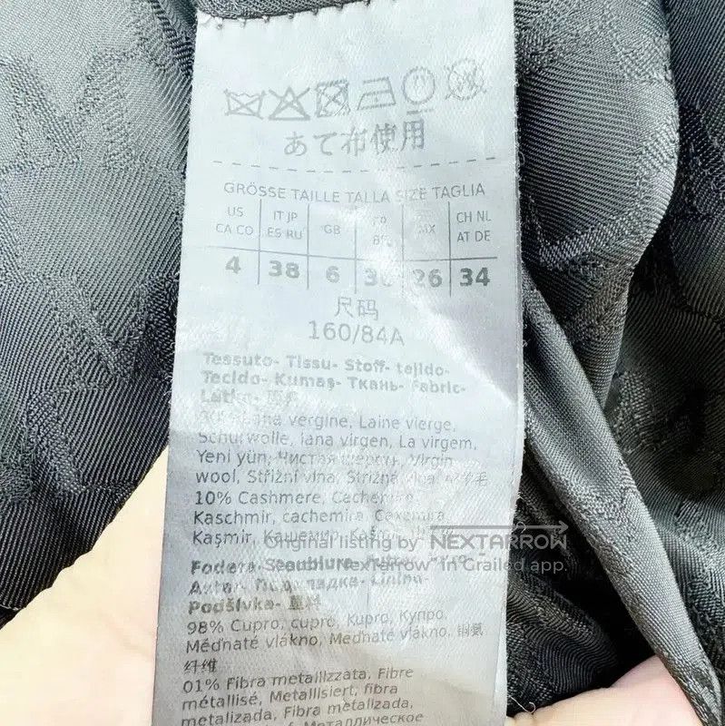 Max Mara MaxMara Black Cashmere Women's Coat . Size M / US 6-8 / IT 42-44 - 4 Thumbnail