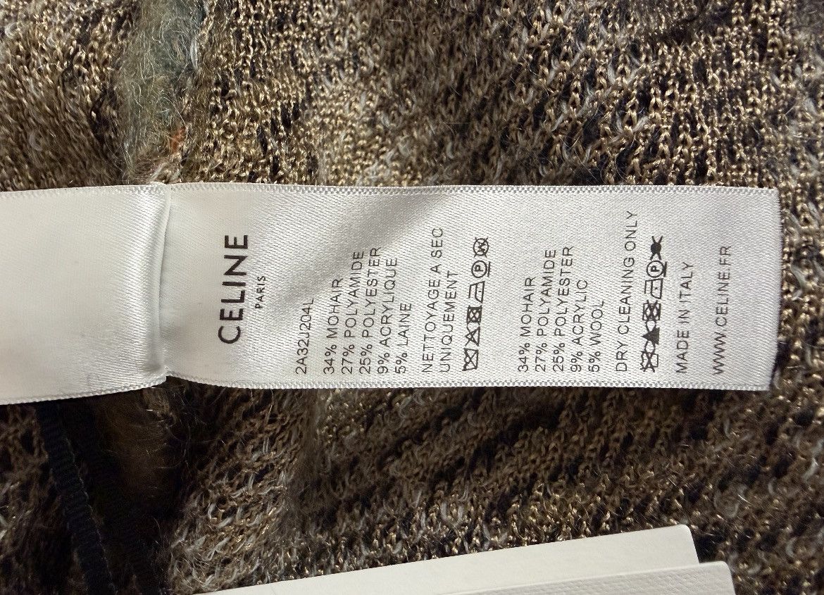 Celine FW20 Grounge Mohair Cardigan Size US M / EU 48-50 / 2 - 12 Thumbnail