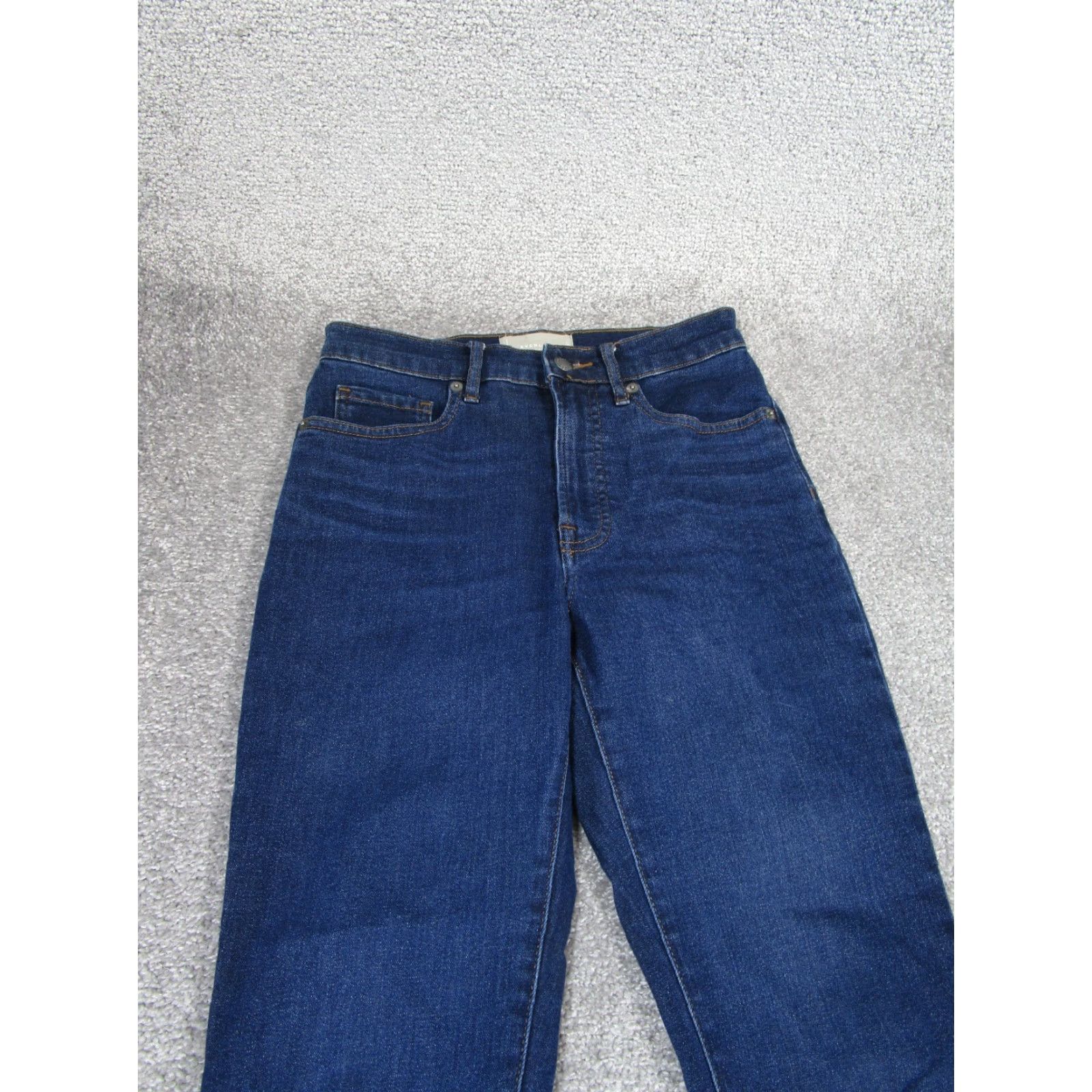 Everlane Everlane Jeans Womens 26 Dark Blue Denim Skinny Ankle Zip Modern RiseMid 8.5-10.5in Size 26" / US 2 / IT 38 - 2 Thumbnail