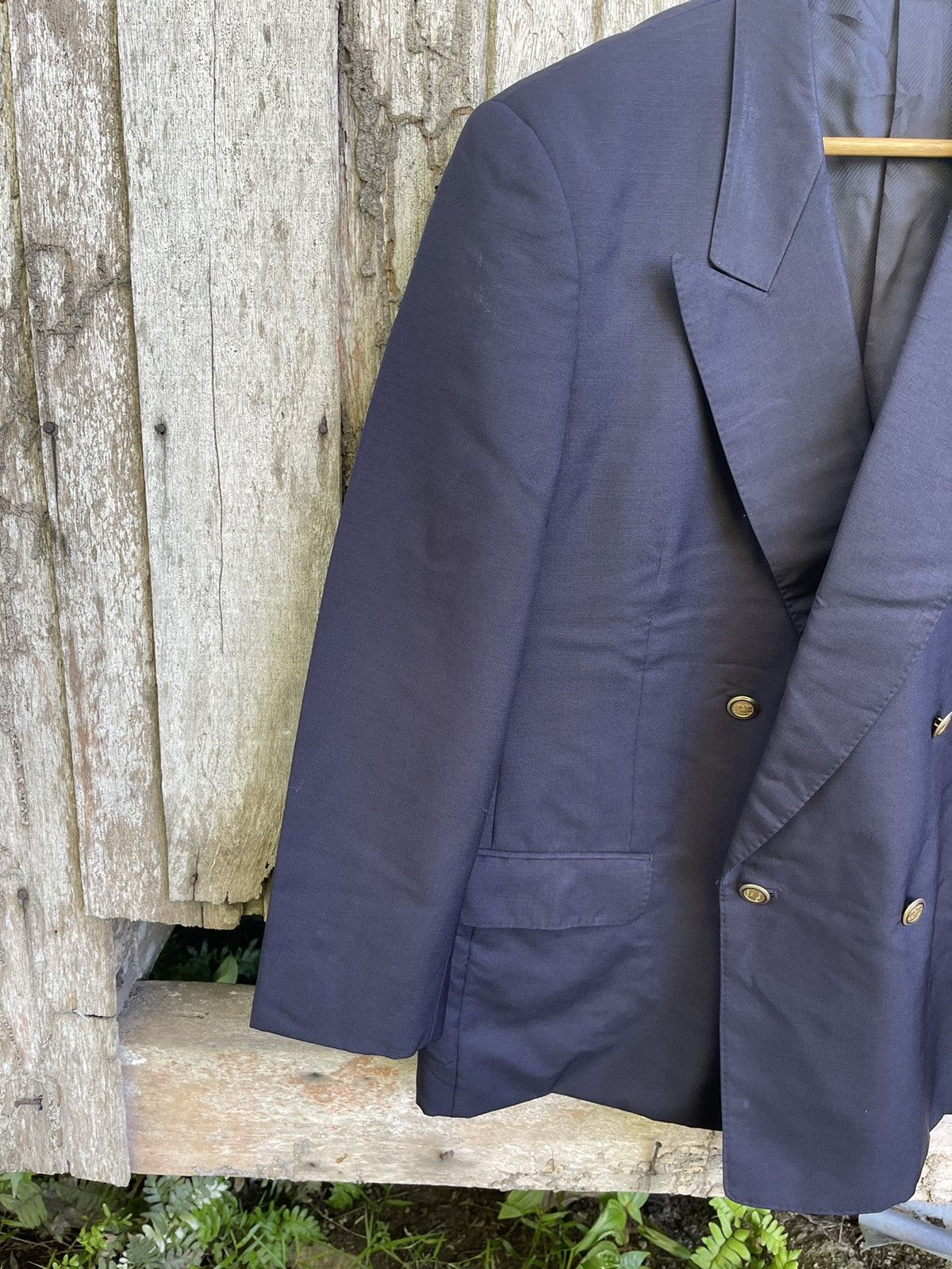 Pierre Cardin × Vintage Vintage Pierre Cardin Double-Breasted Wool Blazer Size 42S - 4 Thumbnail