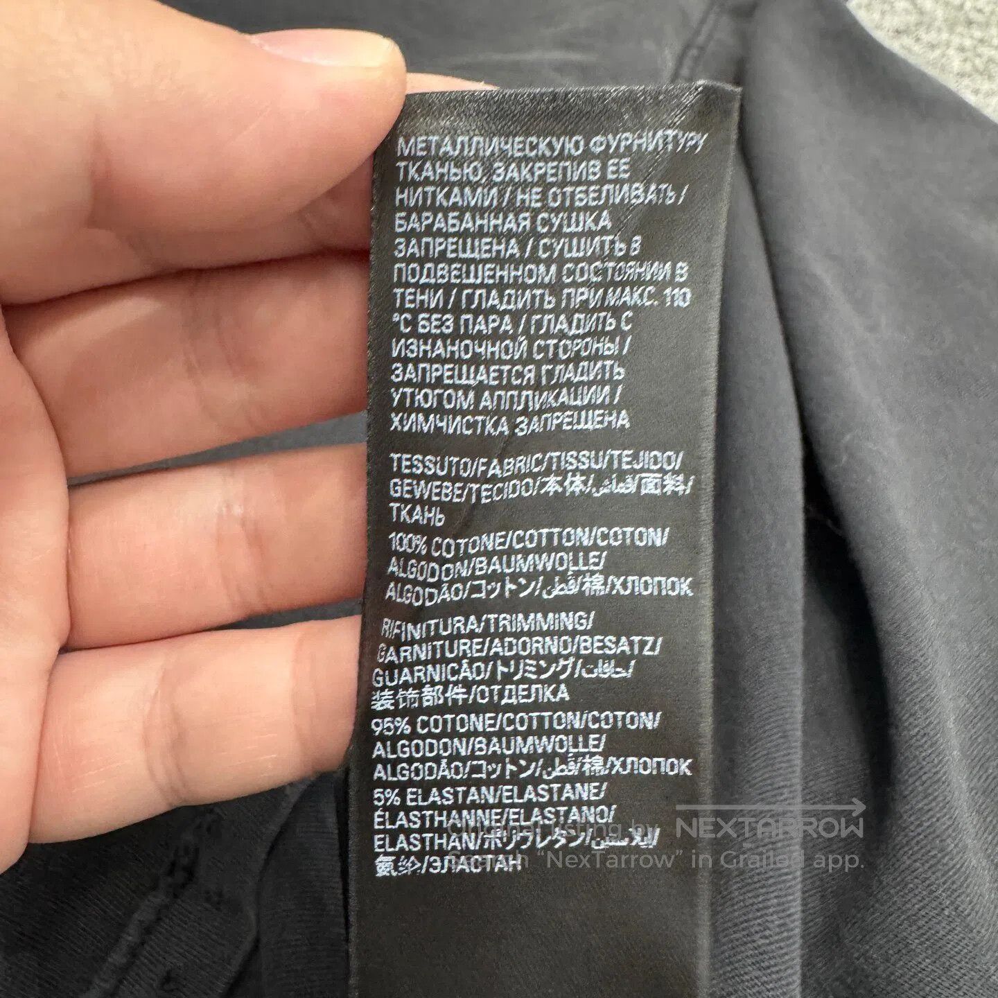 Balenciaga Balenciaga Pin-and-letter design for short-sleeved shirt| Size US M / EU 48-50 / 2 - 3 Thumbnail