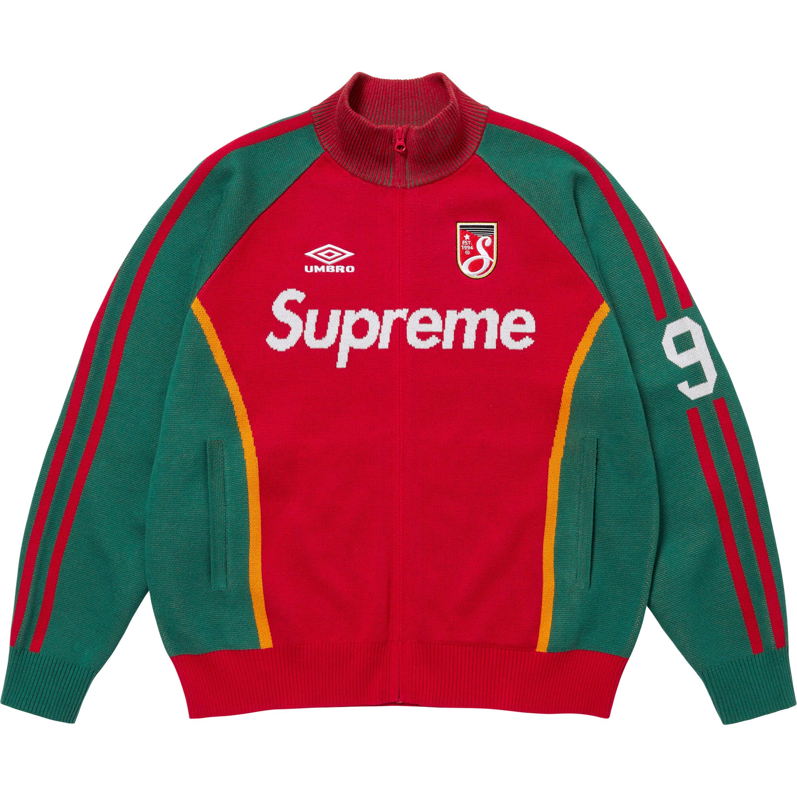 【本物保証 /関税・送料無料】Supreme x Umbro Knit Soccer Supreme x Umbro Zip Up Sweater - メルカリ