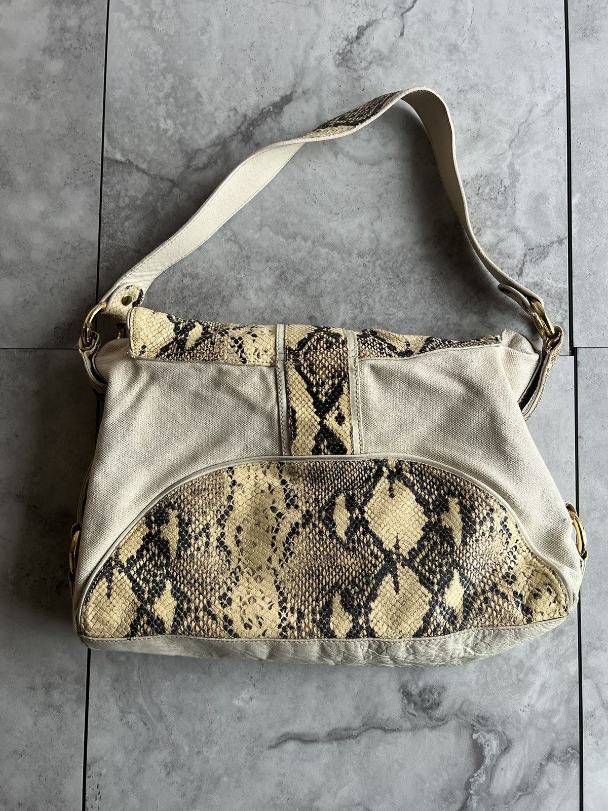 Just Cavalli Just Cavalli Snake Effect Handbag Size ONE SIZE - 6 Thumbnail