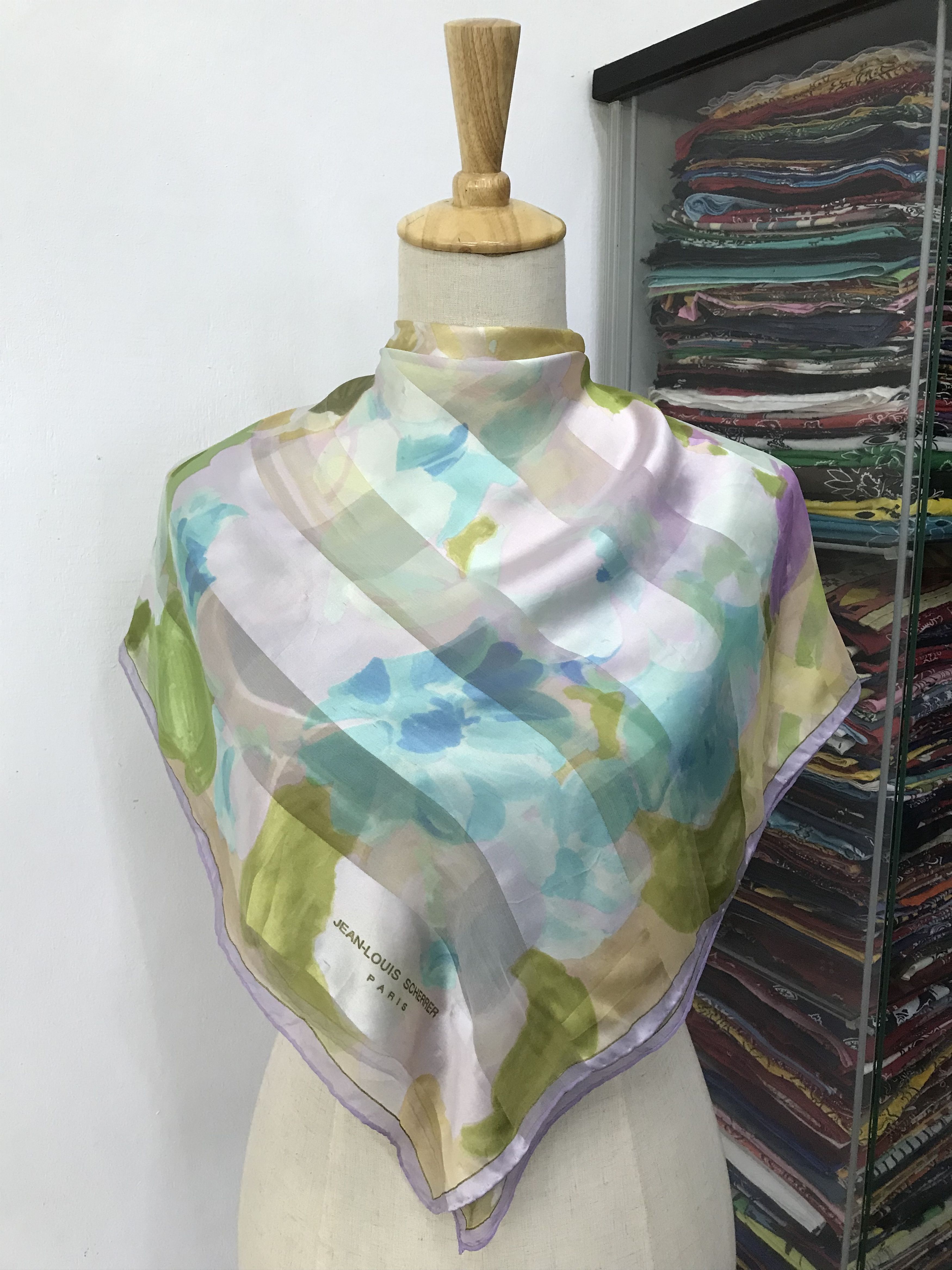 Jean-Louis Scherrer Vintage Jean Louis Scherrer Silk Scarf Size ONE SIZE - 1 Thumbnail