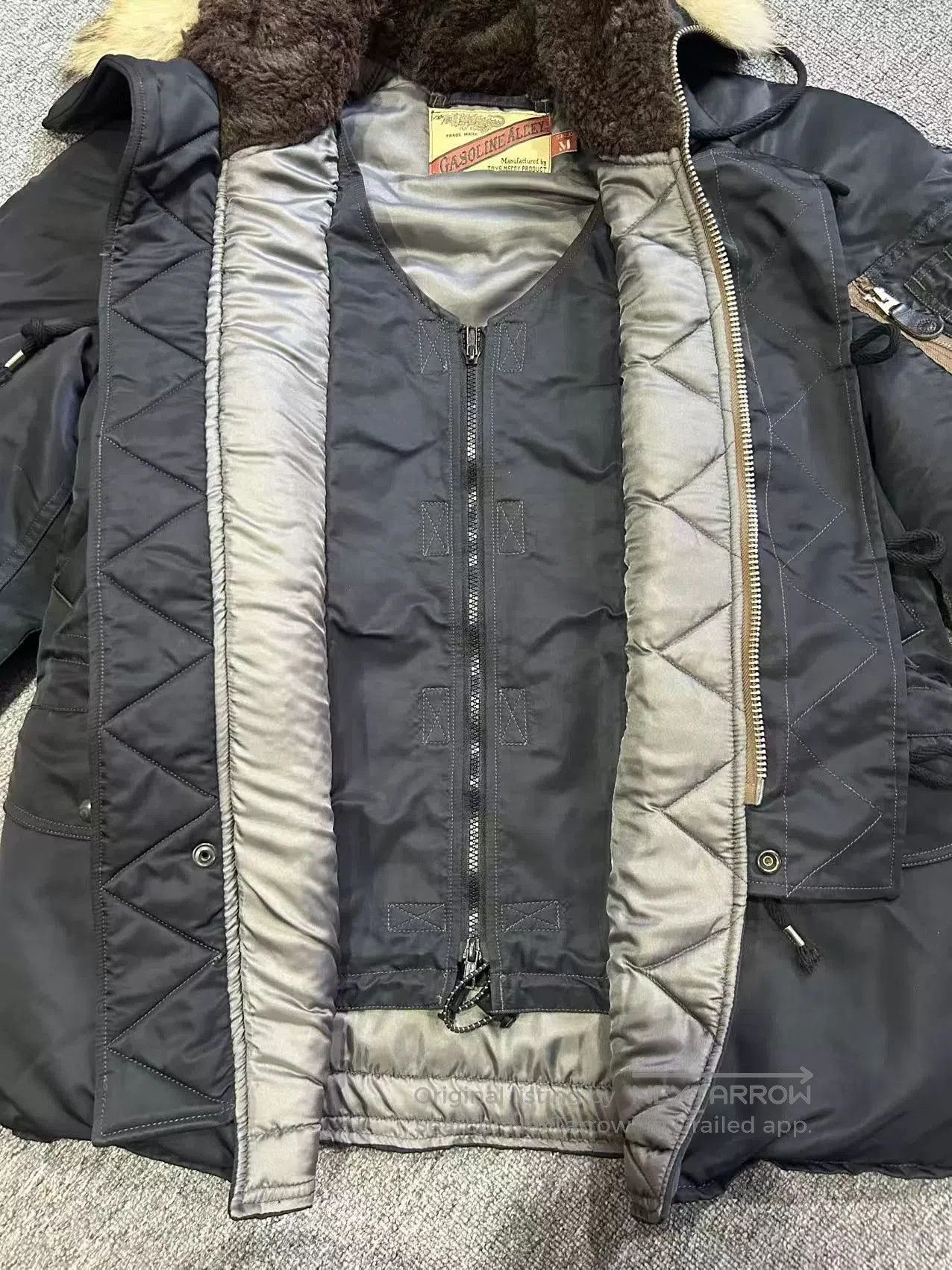 TOYS McCOY polar winter coat padded with fur hood. Size US M / EU 48-50 / 2 - 4 Thumbnail