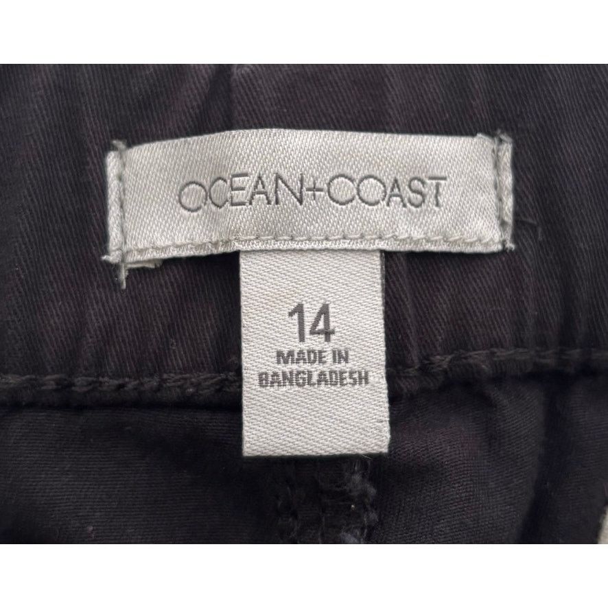 Other Ocean + Coast Black Casual Front Drawstring Pants Size 14 Size 36" / US 14 / IT 50 - 7 Thumbnail