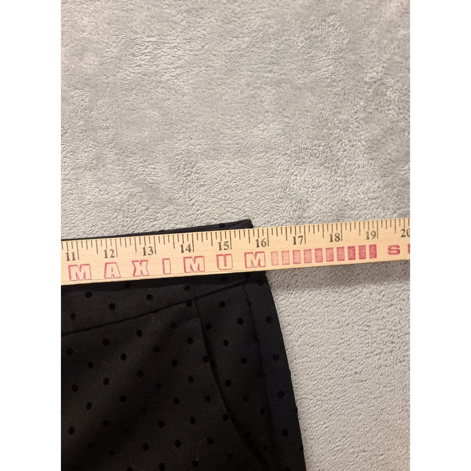 Banana Republic VINTAGE Banana Republic Pants Womens 4 Slim Tapered Mid Rise Dress Casual Black Dots Size 27" / US 4 / IT 40 - 5 Thumbnail