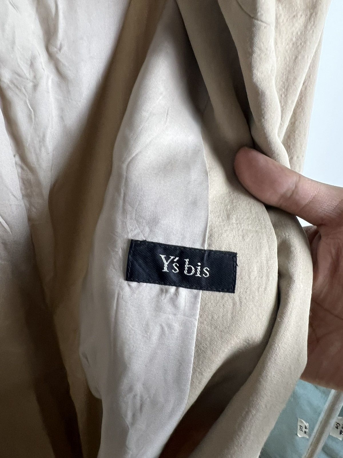 Vintage × Y's × Yohji Yamamoto 1990's Old Stock With Tag Yohji Yamamoto Y's Bis Rayon Coat Size 38R - 6 Thumbnail