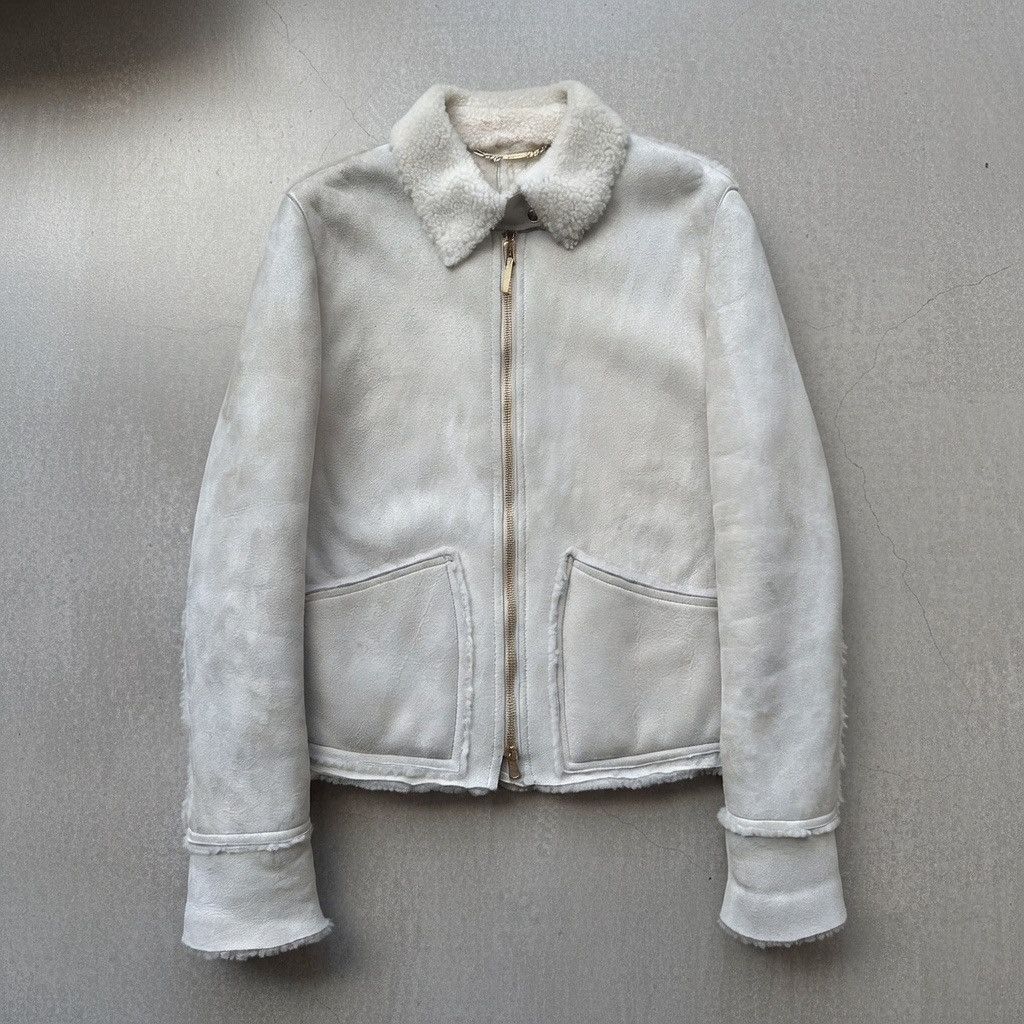 Gucci Gucci by Tom Ford Shearling Moto Jacket Size M / US 6-8 / IT 42-44 - 2 Thumbnail