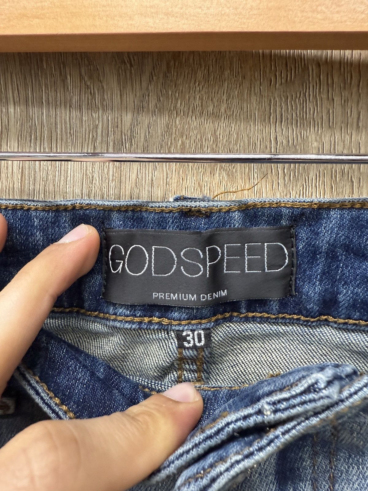 Godspeed Godspeed Amor Fati Denim Jeans Size US 30 / EU 46 - 6 Thumbnail