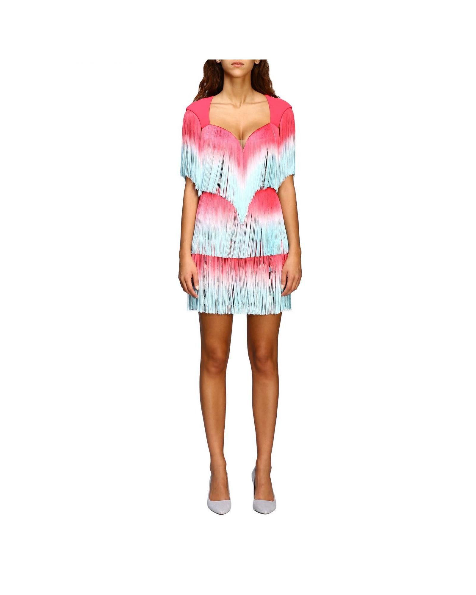 image of Elisabetta Franchi Light Elasticized Dress in Pink, Women's (Size Medium)