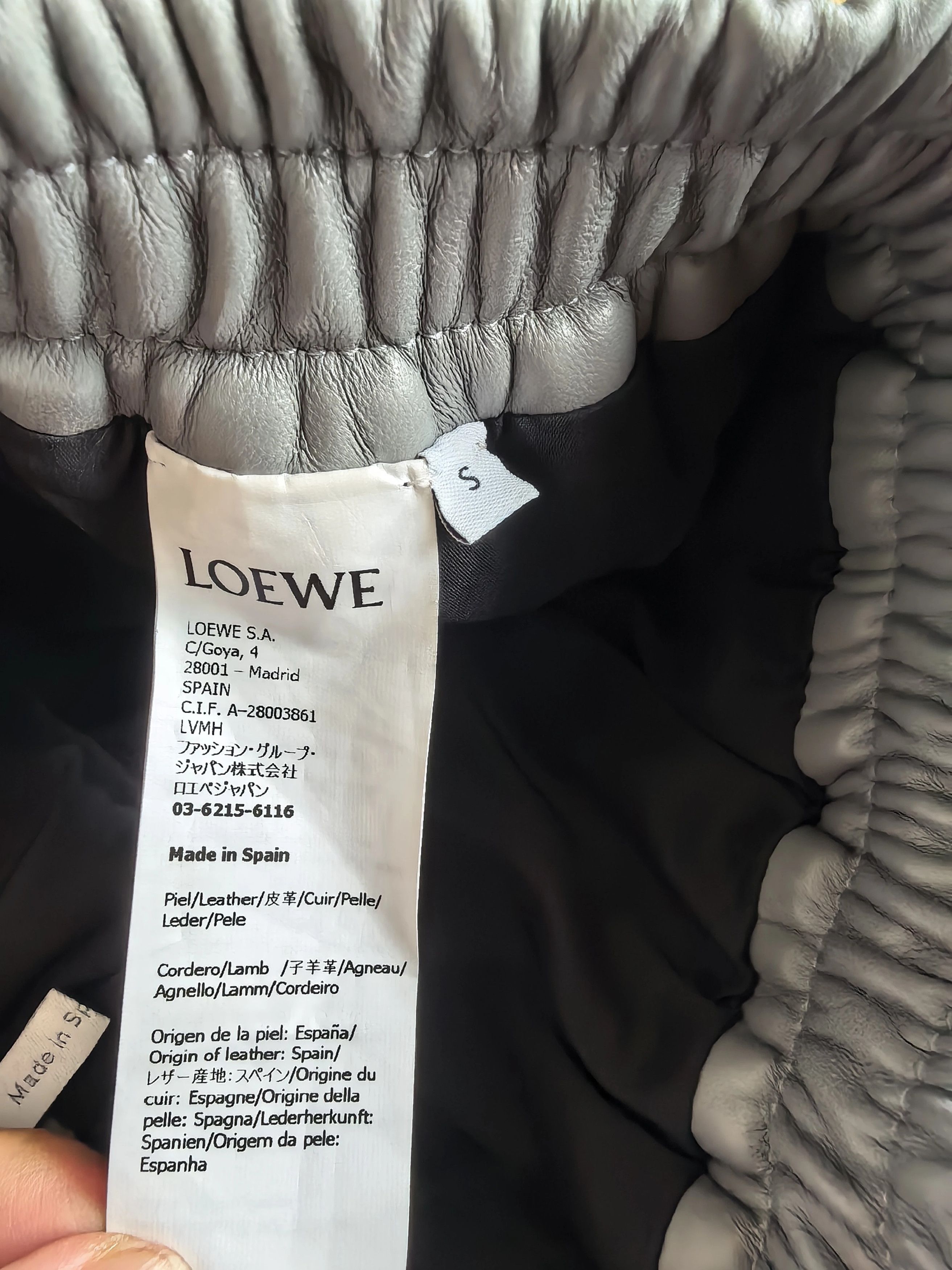 Loewe LOEWE SS23 S Lambskin Suede Lined Casual Pants Size US 29 - 4 Thumbnail