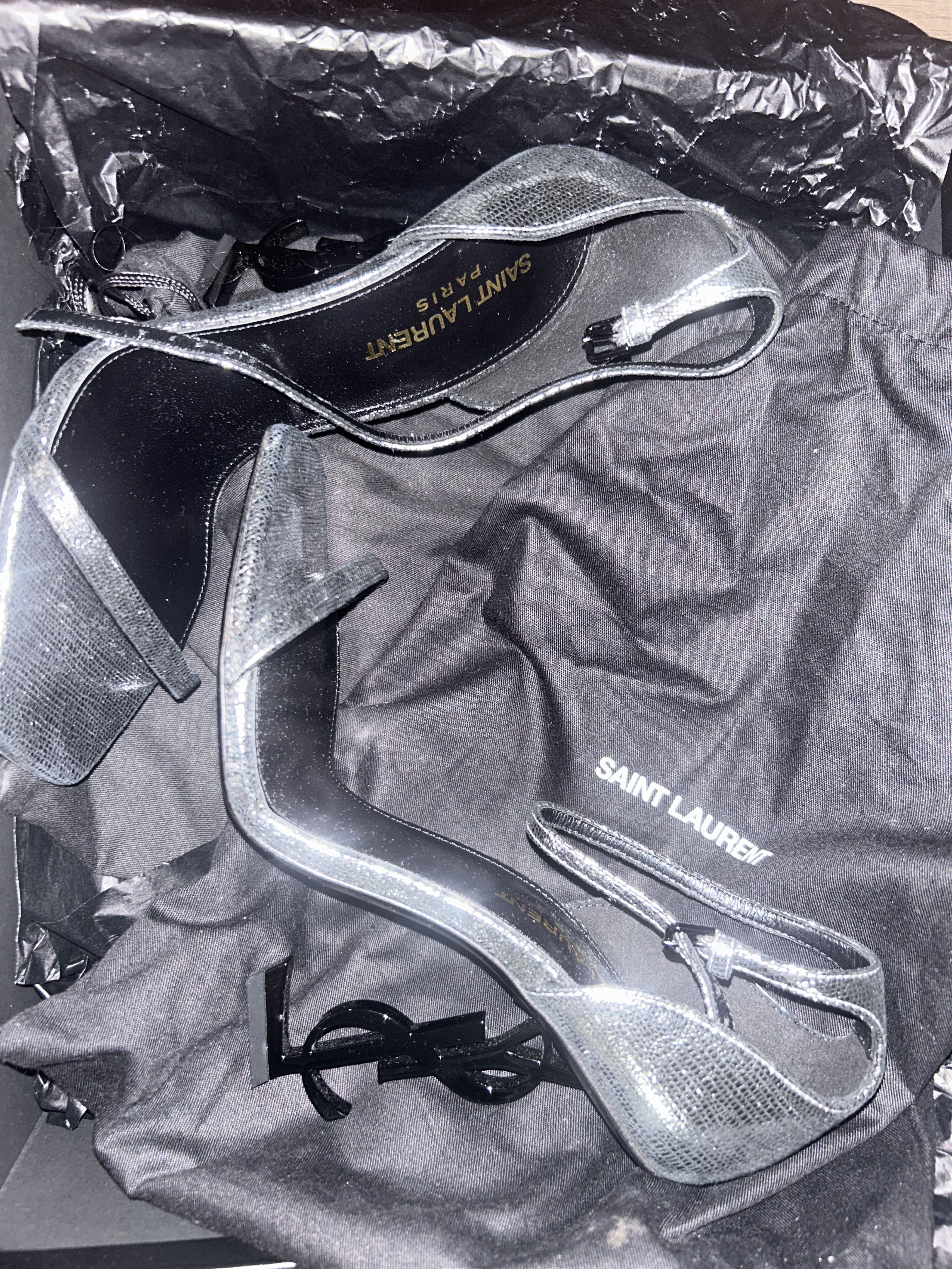 Yves Saint Laurent Saint Laurent OPYUM SANDALS Size US 7 / IT 37 - 1 Thumbnail