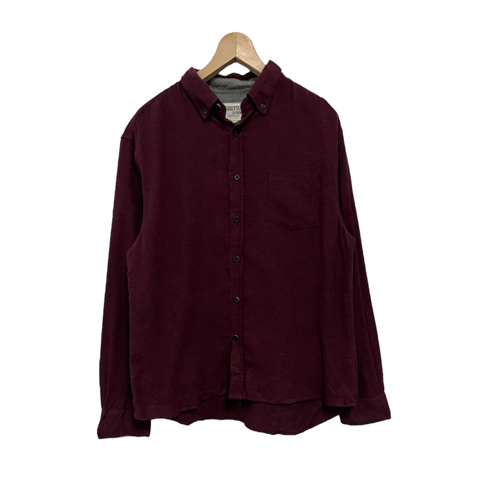 Vintage Ghetto Trading Plain Shirt Button Up Jacket