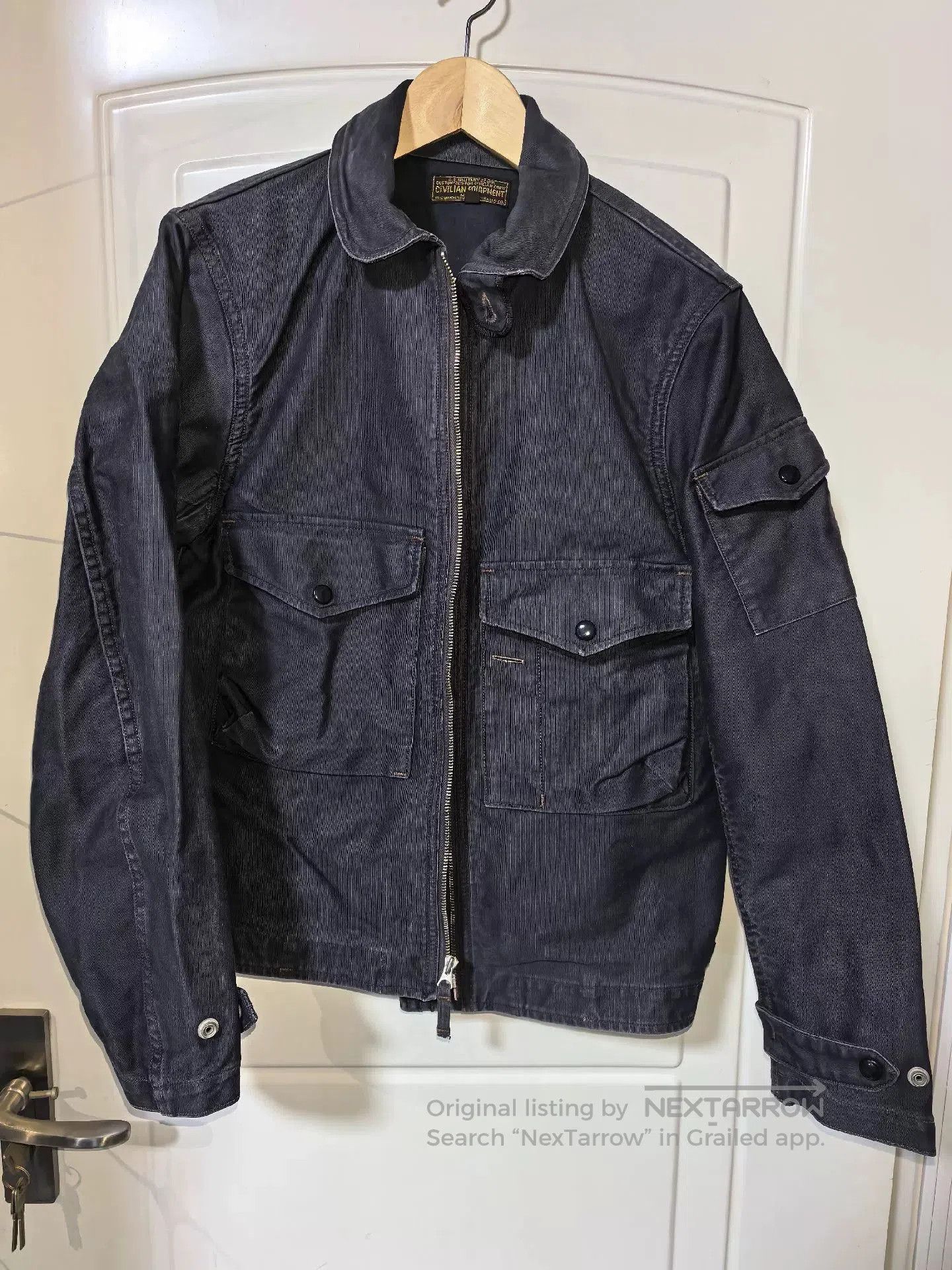 Freewheelers Freewheelers Aviators' Jacket S-8 Black Cat. Size US M / EU 48-50 / 2 - 1 Thumbnail