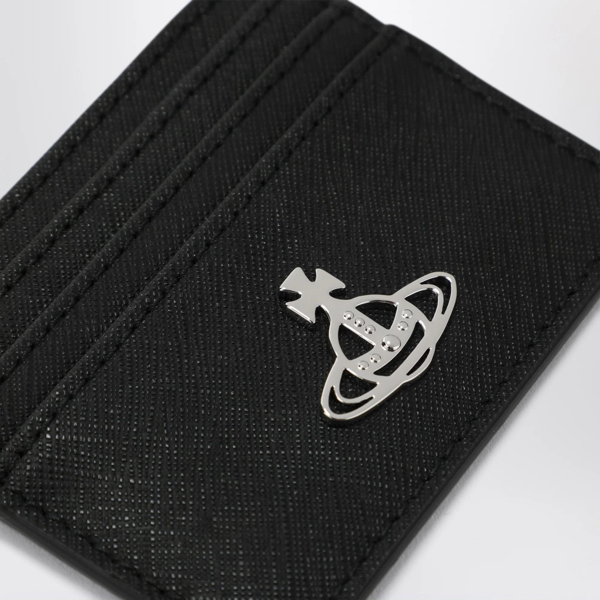 Vivienne Westwood o1d2blof0526 Size: OS / Leather Flat Card Holder in Black Size ONE SIZE - 3 Thumbnail