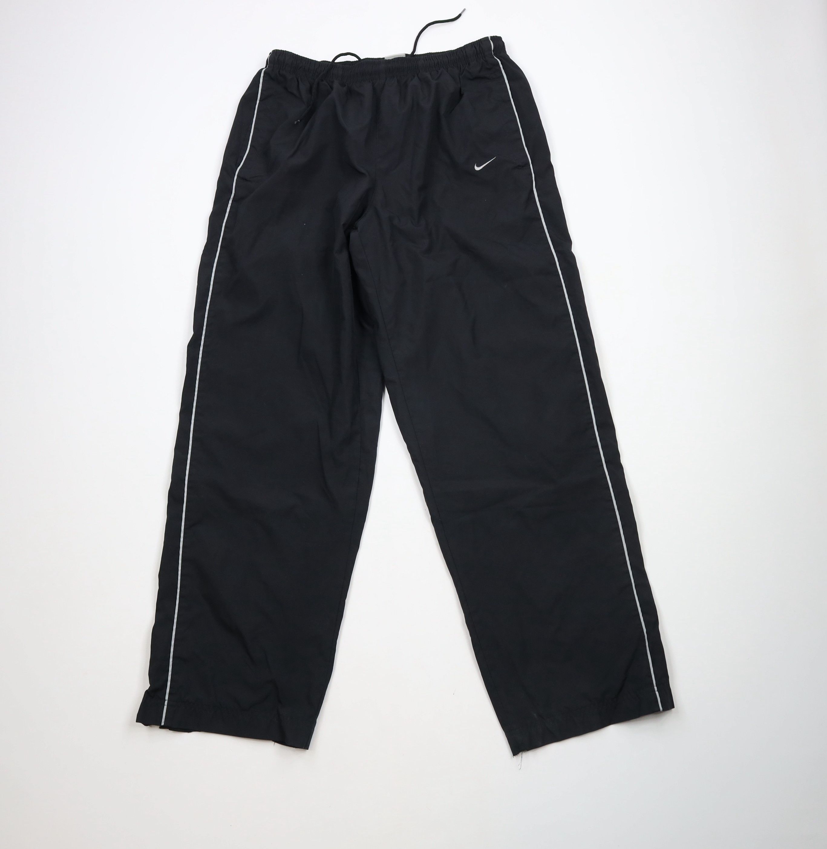 Nike × Vintage Vintage 90s Y2K Nike Travis Scott Mini Swoosh Wide Leg Pants Size US 36 / EU 52 - 1 Thumbnail