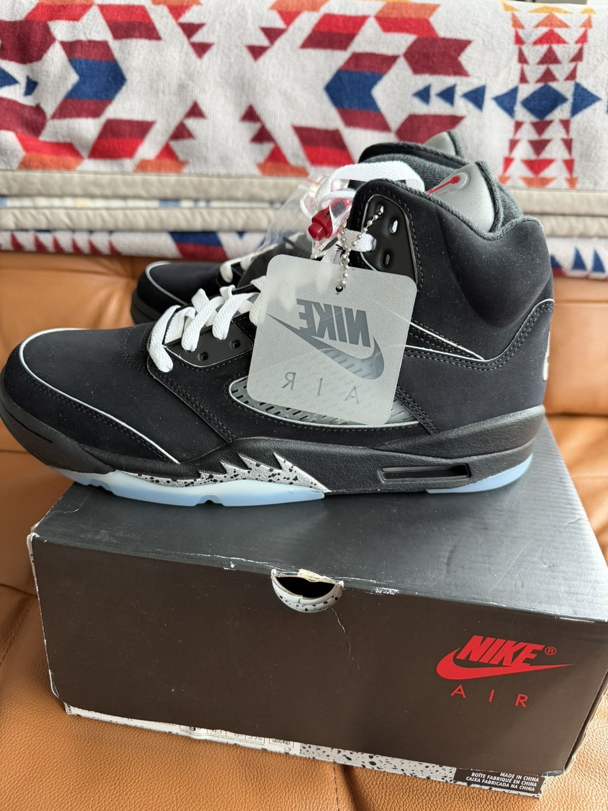 Nike Air Jordan Black Metallic “ reimagined” 5s