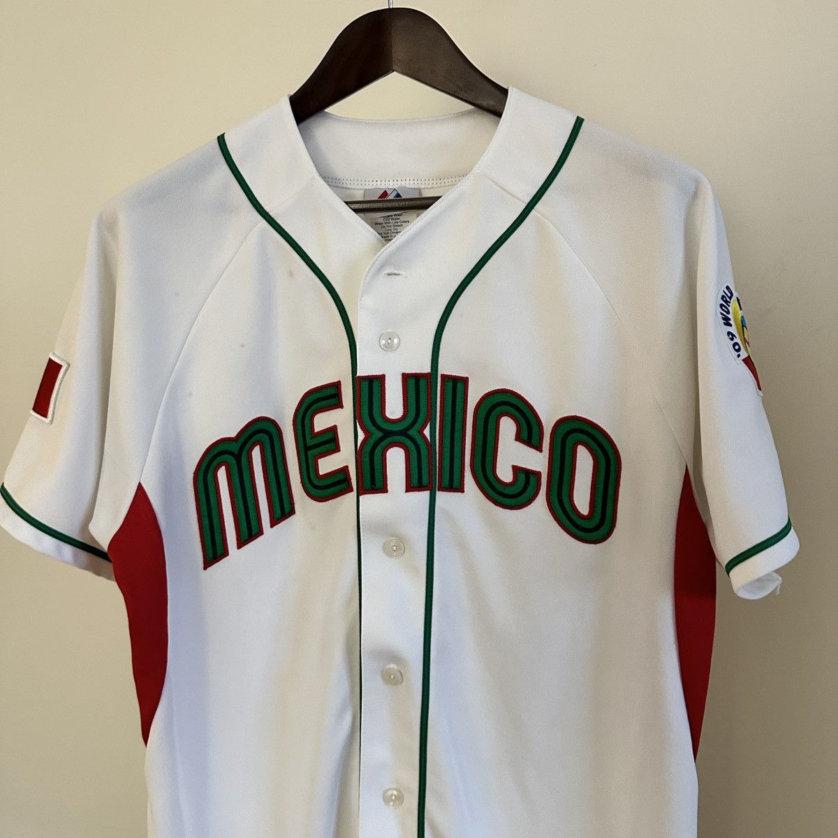 MLB × Vintage 2009 World Baseball Classic Mexico Jersey Size M Majestic Size US M / EU 48-50 / 2 - 2 Thumbnail