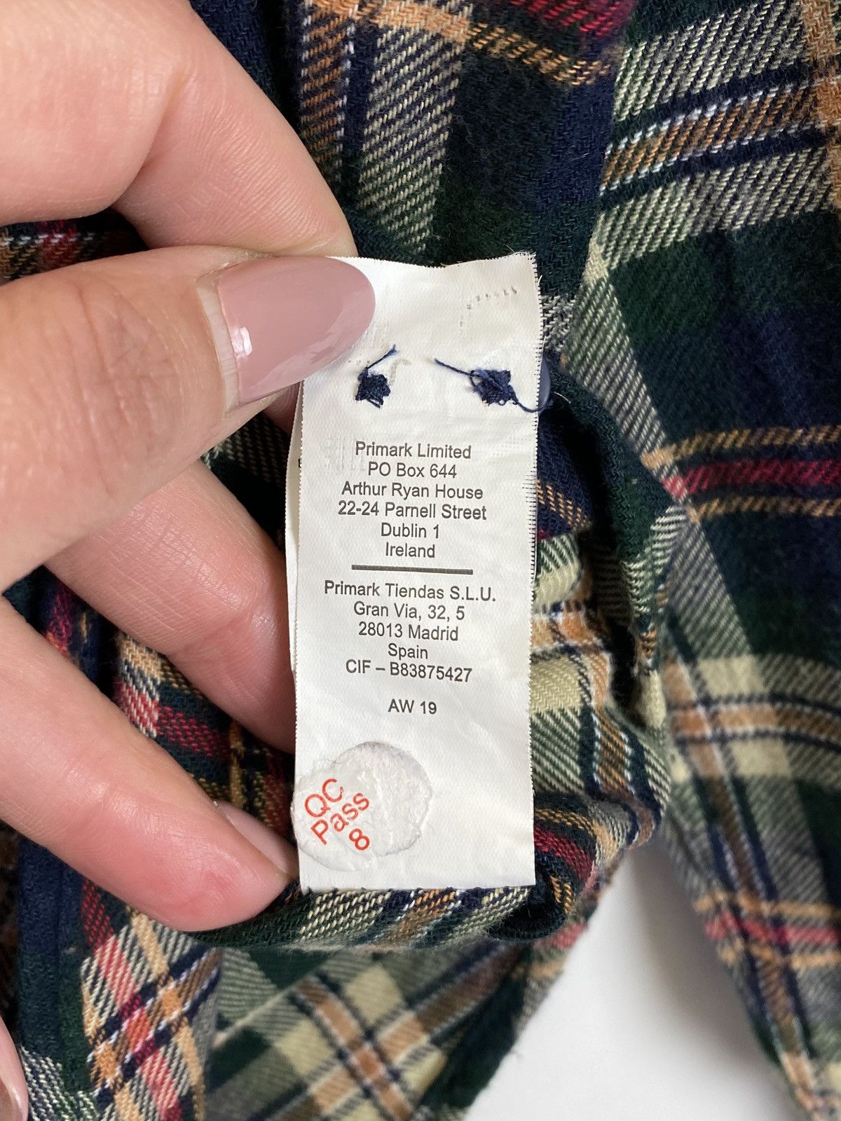 Primark Primark Flanell Plaid Shirt Pocket Streetwear Designer Y2K Size US S / EU 44-46 / 1 - 8 Thumbnail
