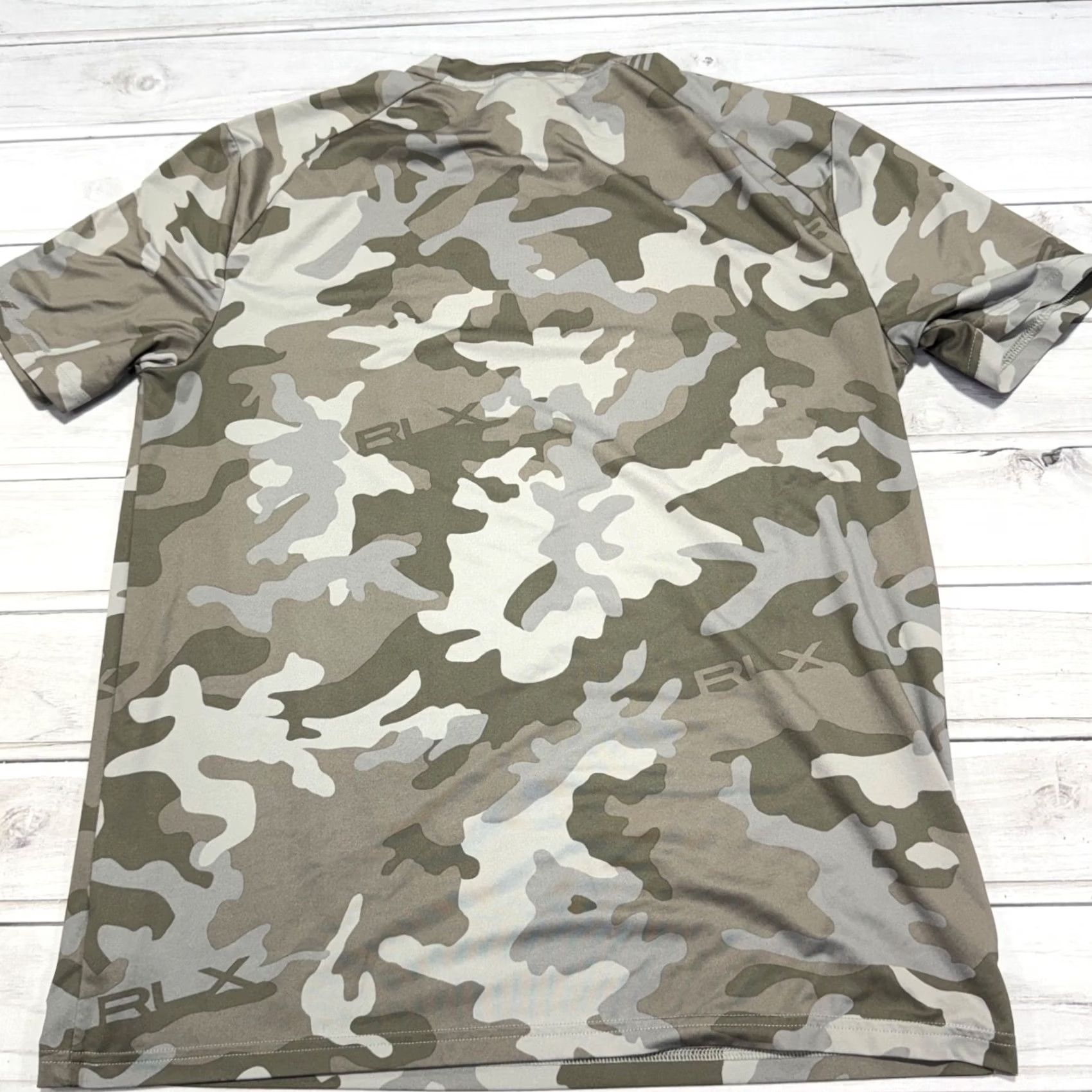 RLX Ralph Lauren RLX Ralph Lauren T Shirt Mens M Green Camouflage Shirt Athletic Performance Traning Size US M / EU 48-50 / 2 - 3 Thumbnail