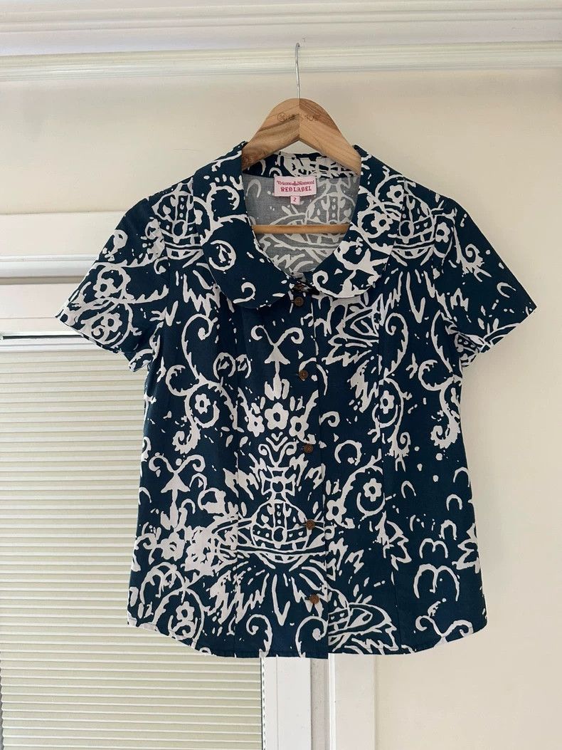 Vivienne Westwood Vivienne Westwood Short Sleeve Printed Shirt - dmc Size US M / EU 48-50 / 2 - 1 Thumbnail