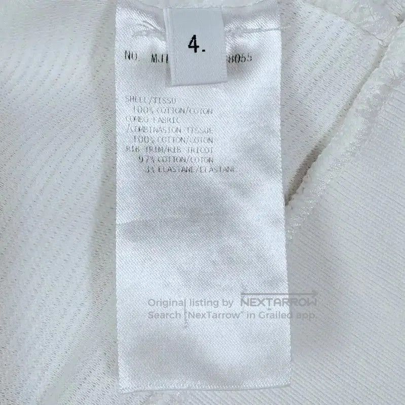 Thom Browne Thom Browne Men's Cotton T-Shirt in White . Size US S / EU 44-46 / 1 - 3 Thumbnail