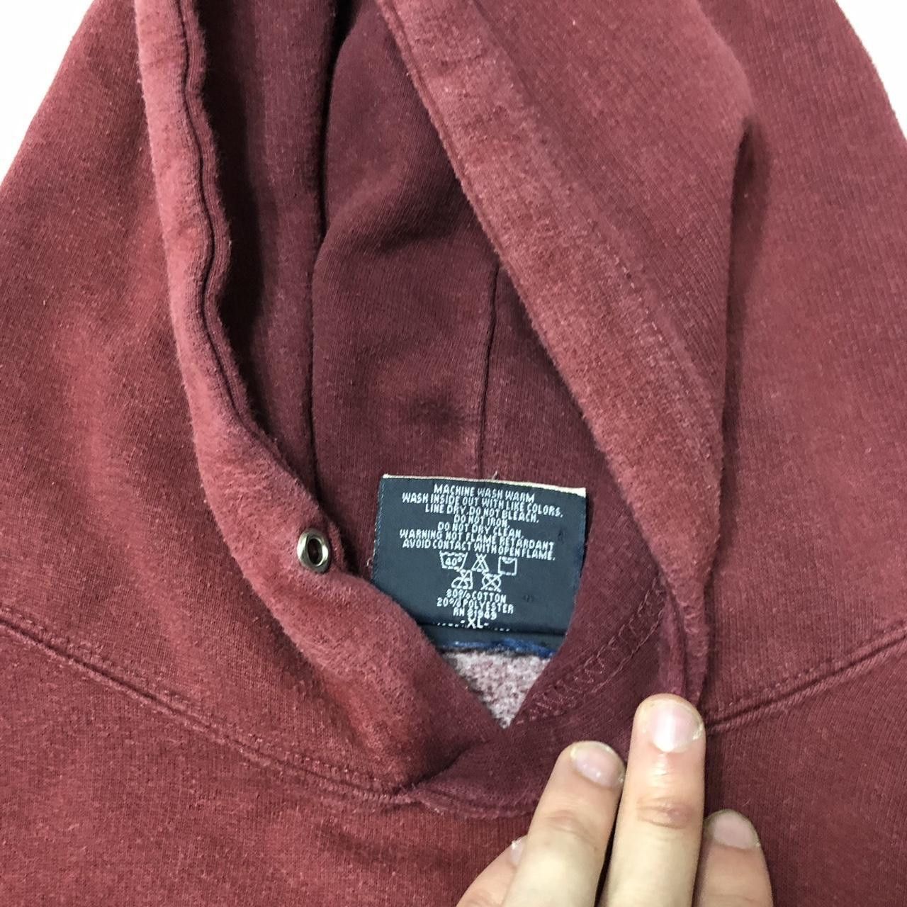 Other Burgundy Harvard hoodie with white embroidery collegiate Size US XL / EU 56 / 4 - 3 Thumbnail