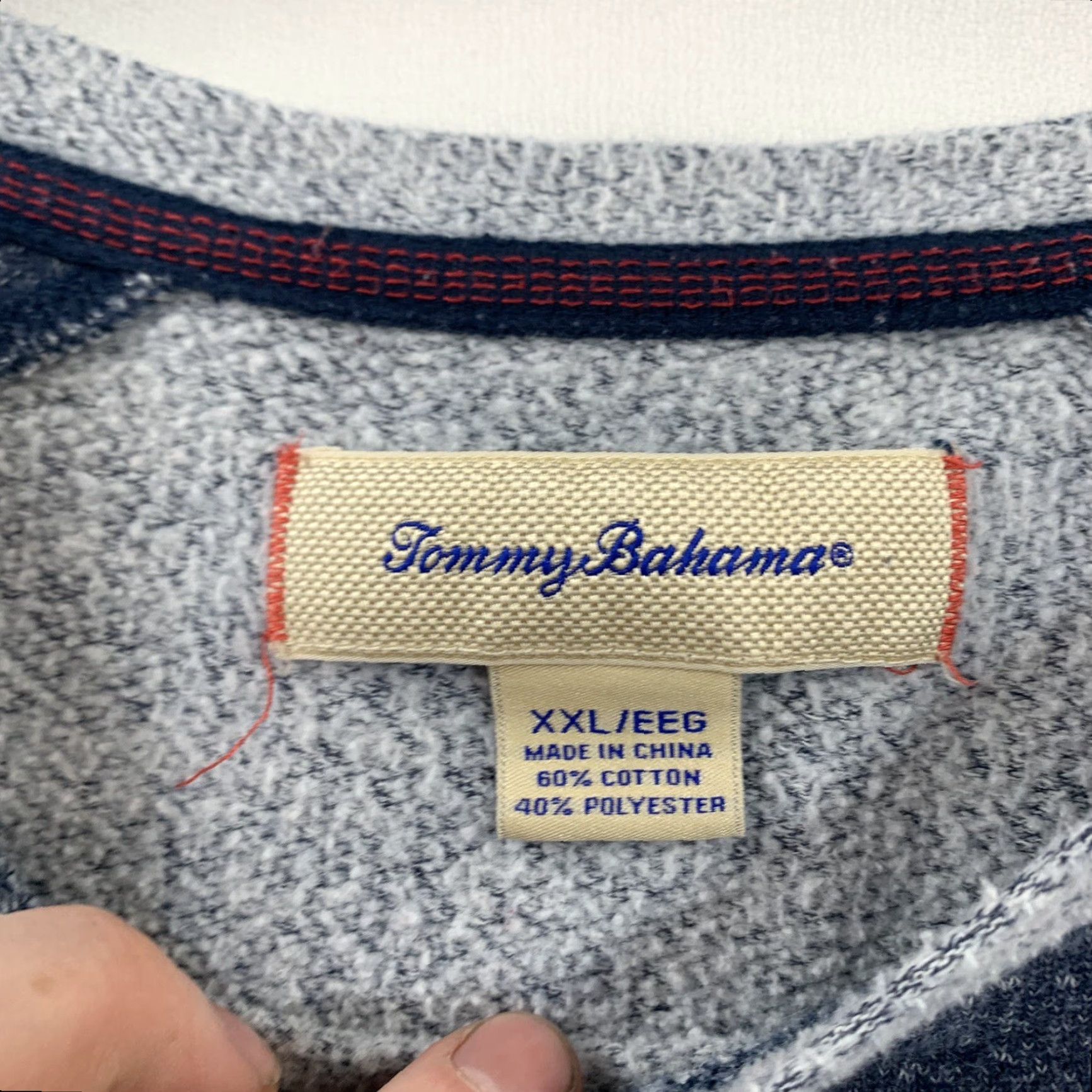 Tommy Bahama Tommy Bahama Sweater Mens 2XL Blue Lightweight Silk Blend Pullover Crew Neck Casual Knit Size US XXL / EU 58 / 5 - 4 Thumbnail