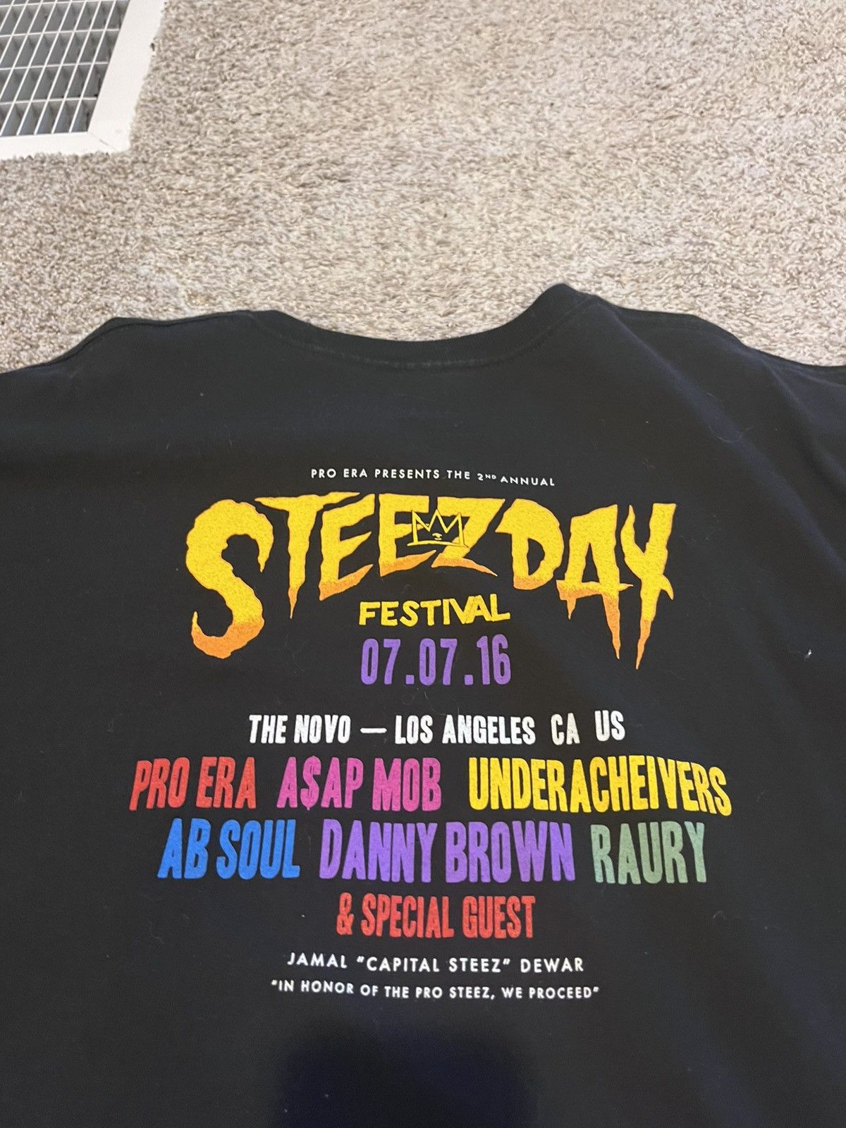Pro Era 2017 Capital Steez Day Pro Era Festival Shirt Joey Badass Size US L / EU 52-54 / 3 - 5 Thumbnail
