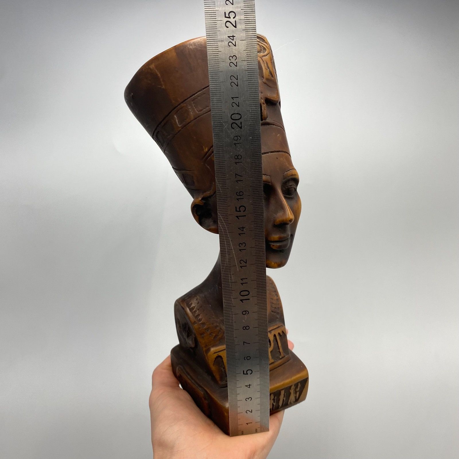 Vintage Vintage Nefertiti Bust Statue Egypt Resin Queen 25cm Size ONE SIZE - 10 Thumbnail