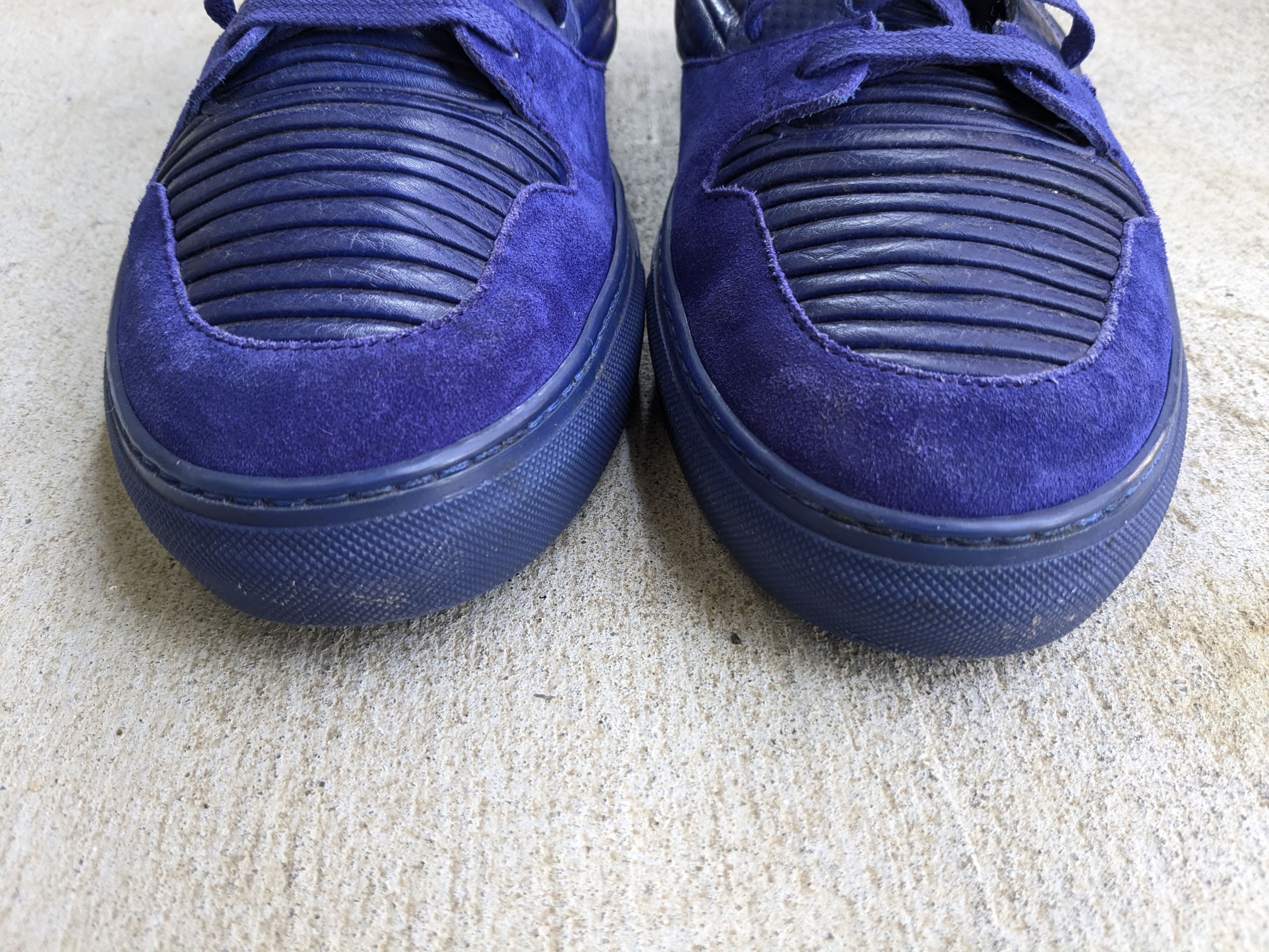 Balenciaga Balenciaga Arena Blue 13 High Tops Leather Size US 13 / EU 46 - 2 Thumbnail