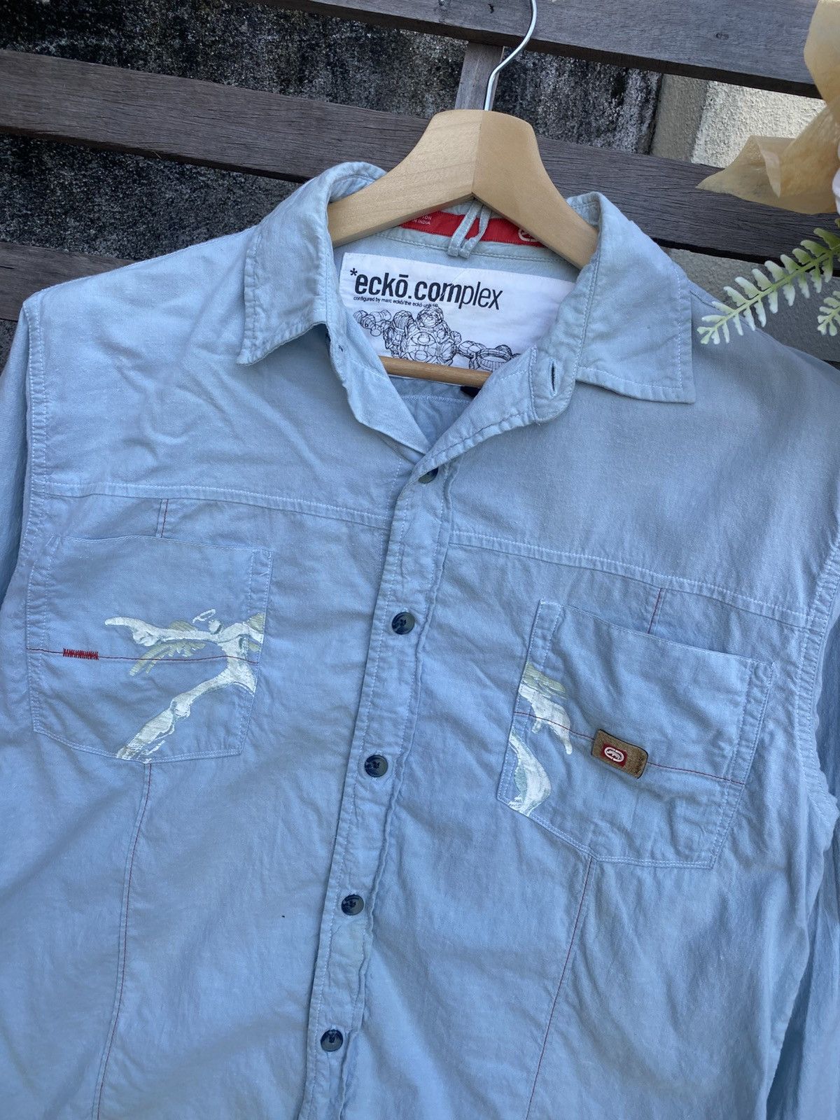 Other Ecko Unltd. Complex Embroidered Long Sleeve Button-Up Shirt Size US M / EU 48-50 / 2 - 4 Thumbnail