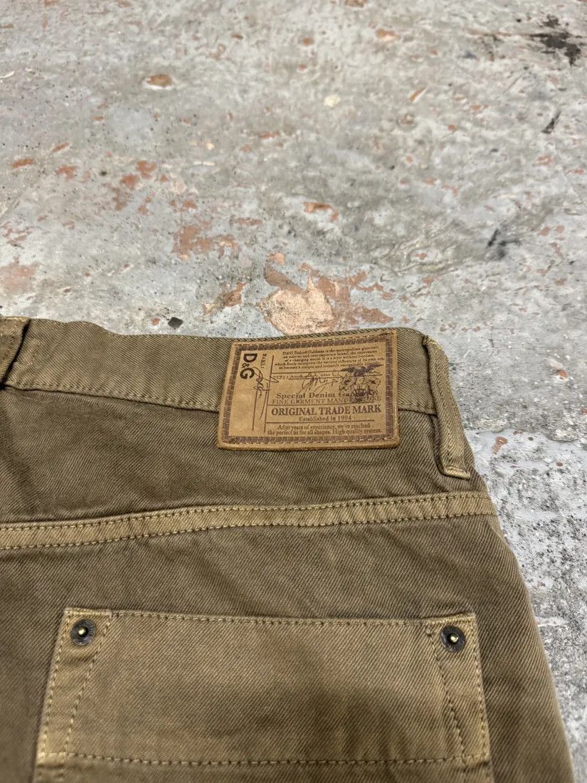 Designer × Dolce & Gabbana × Vintage SS2003 Dolce & Gabbana Faded Brown Army Pants Size US 31 - 6 Thumbnail