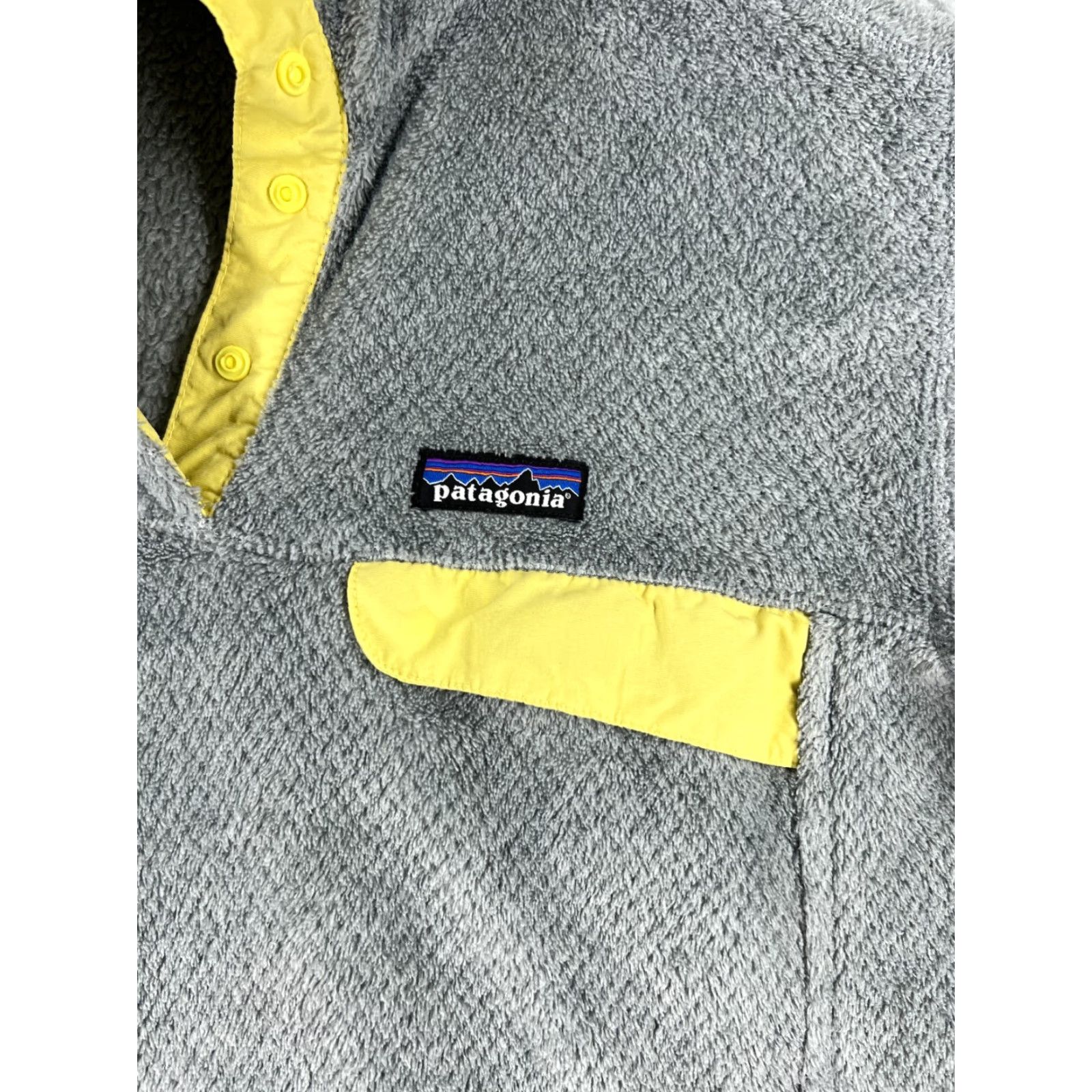 Patagonia Patagonia Sweater Women Large Gray Re-Tool Snap-T Pullover Polyester 25442 Size L / US 10 / IT 46 - 6 Thumbnail